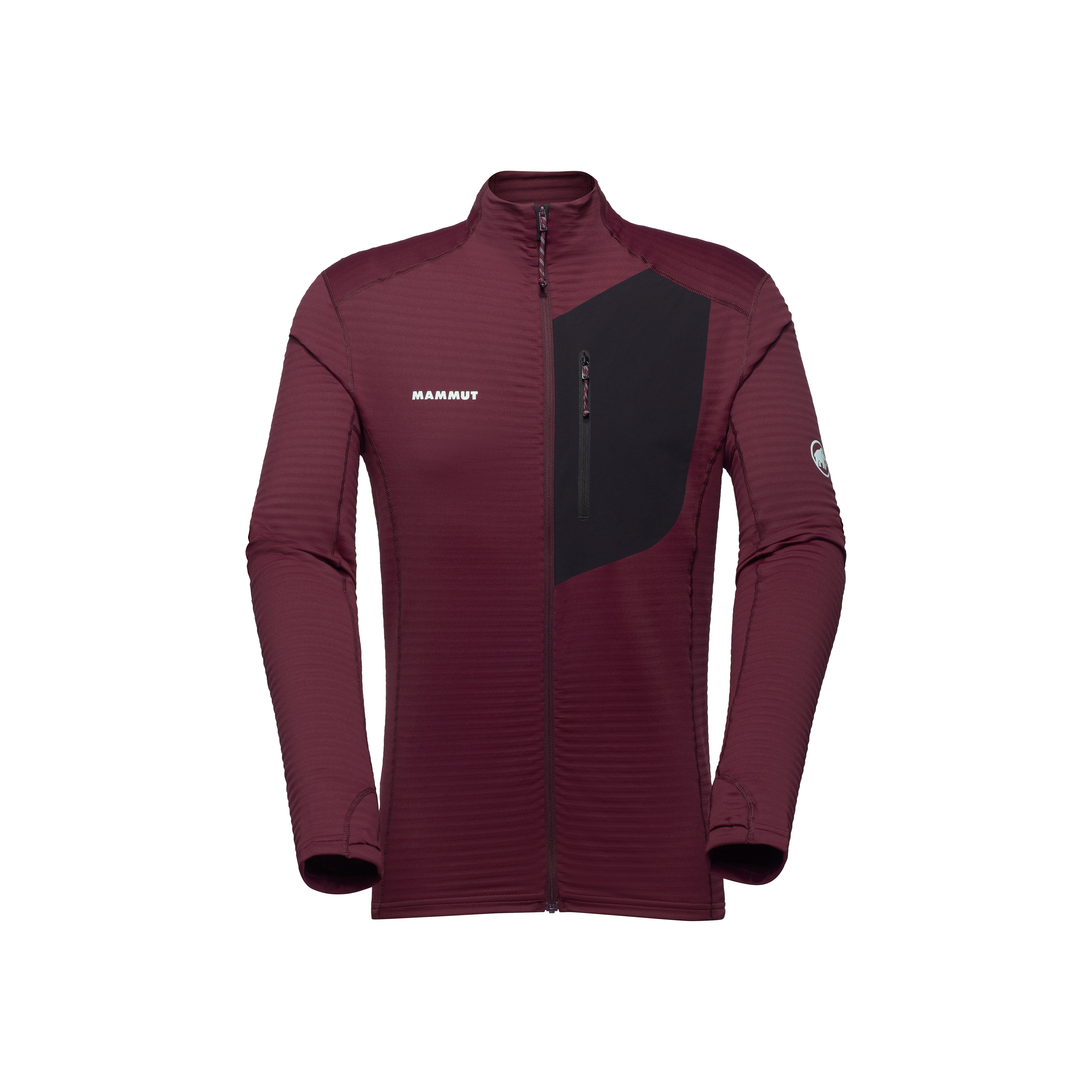 Mammut Taiss Light ML Jacket Men, vin-black - Vin-black - Thumbnail