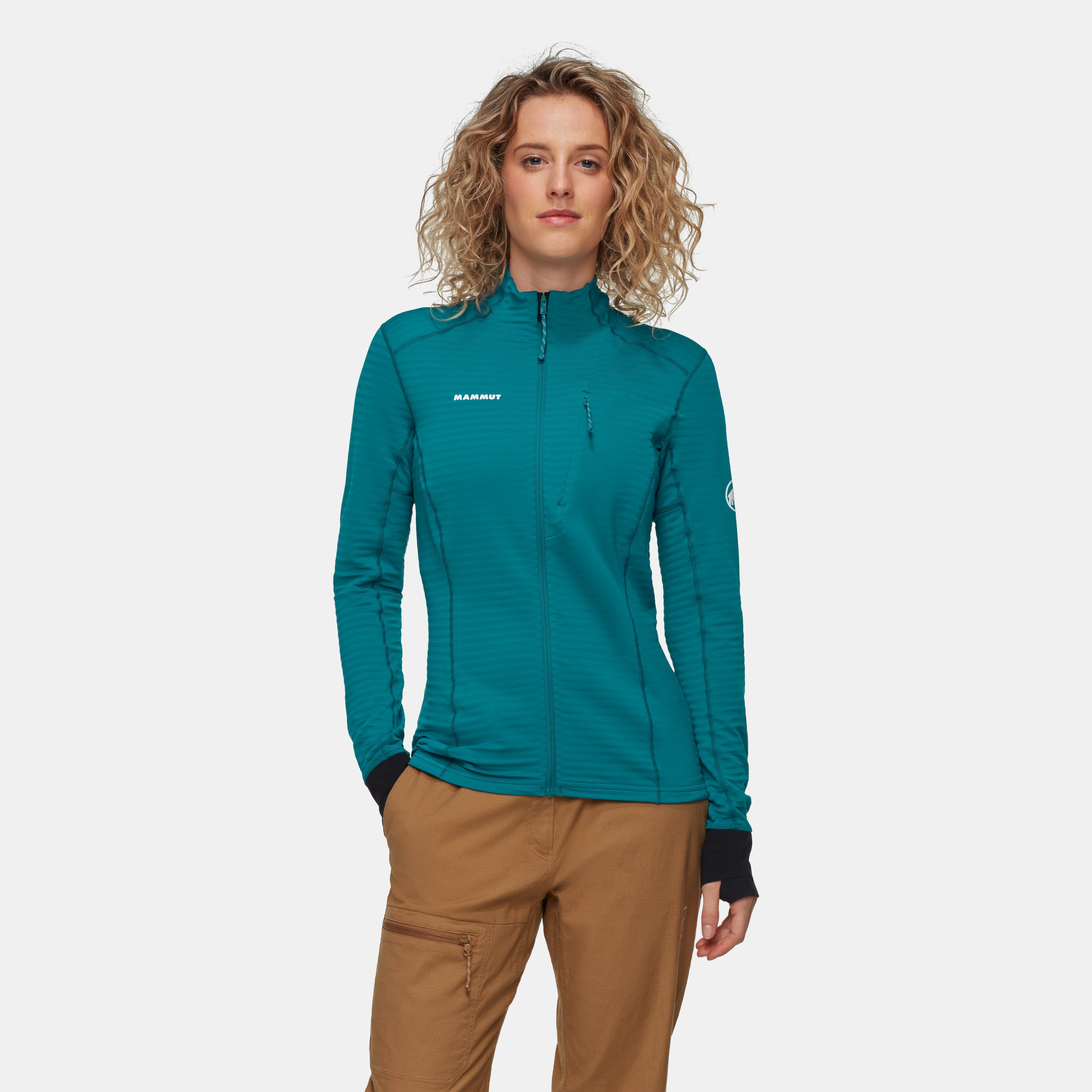 Mammut Taiss Light ML Jacket Women, deep teal-black - Deep teal-black