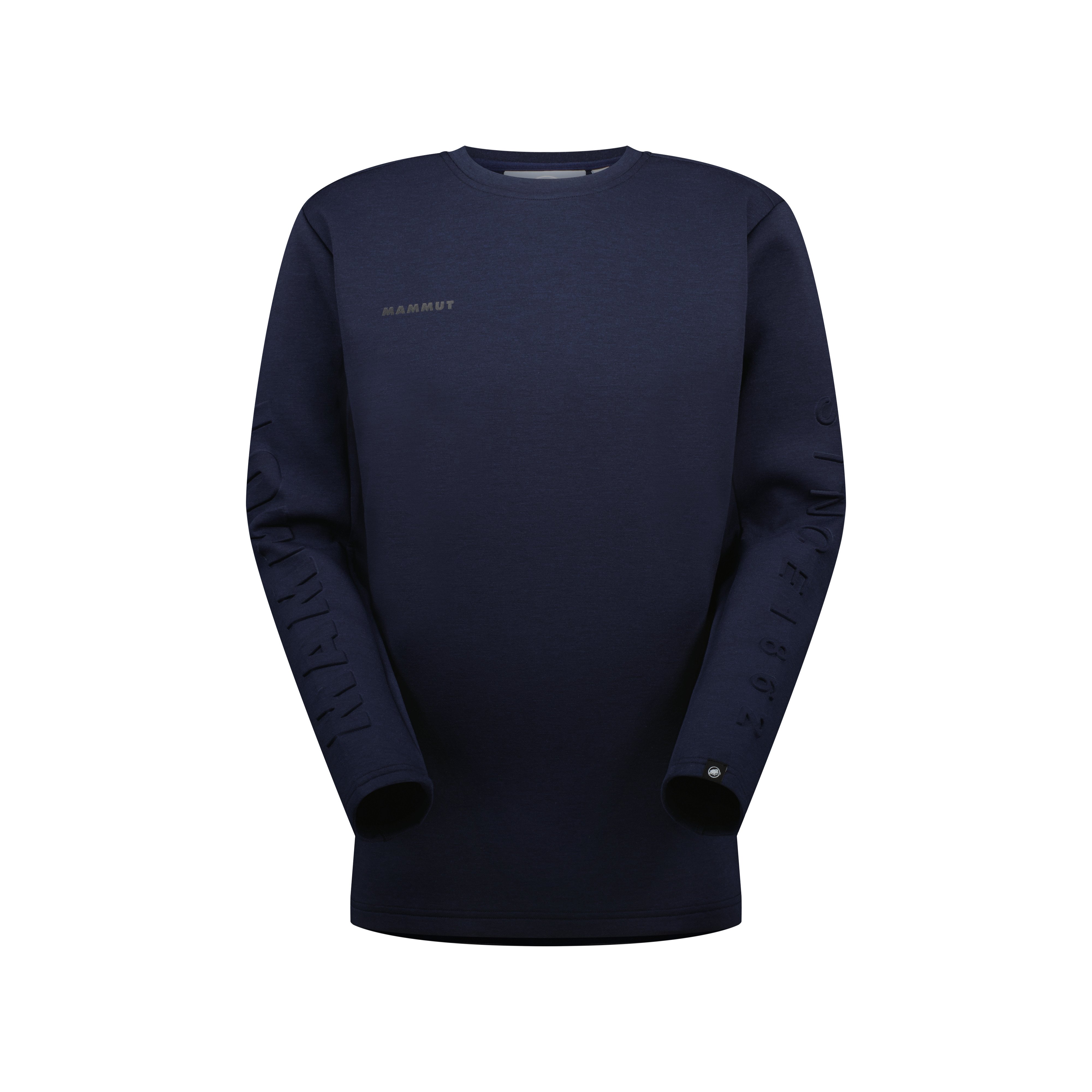 Mammut Dyno 2.0 ML Crew Neck AF - Black/White mélange/Platinum melange/Marine melange/Dark sand melange/Claystone melange/Soil melange/Dark jade melange - Thumbnail