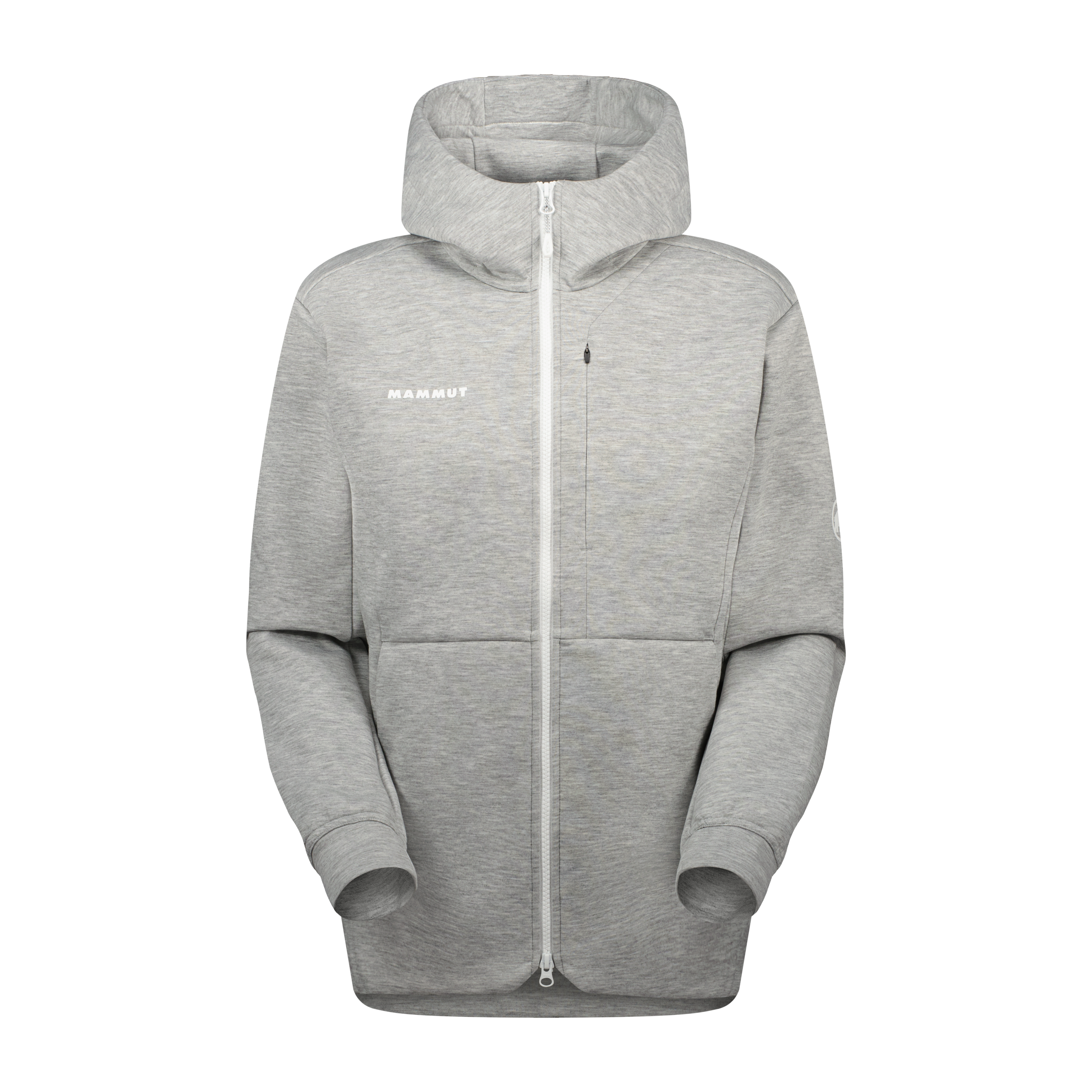 Mammut Dyno 2.0 ML Hooded Jacket AF Men, platinum melange - Platinum melange - Thumbnail