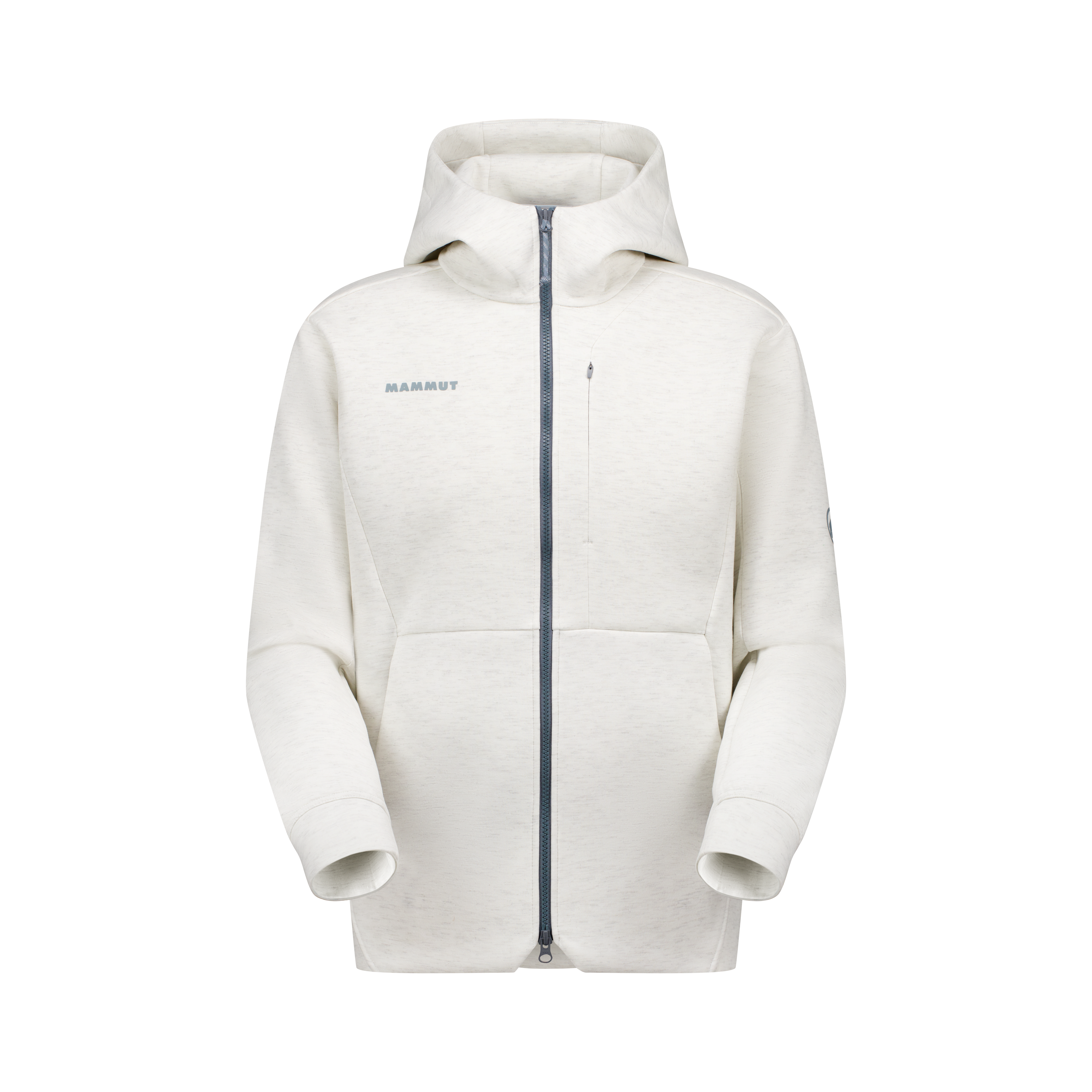 Mammut Dyno 2.0 ML Hooded Jacket AF Men, white mélange - White mélange - Thumbnail
