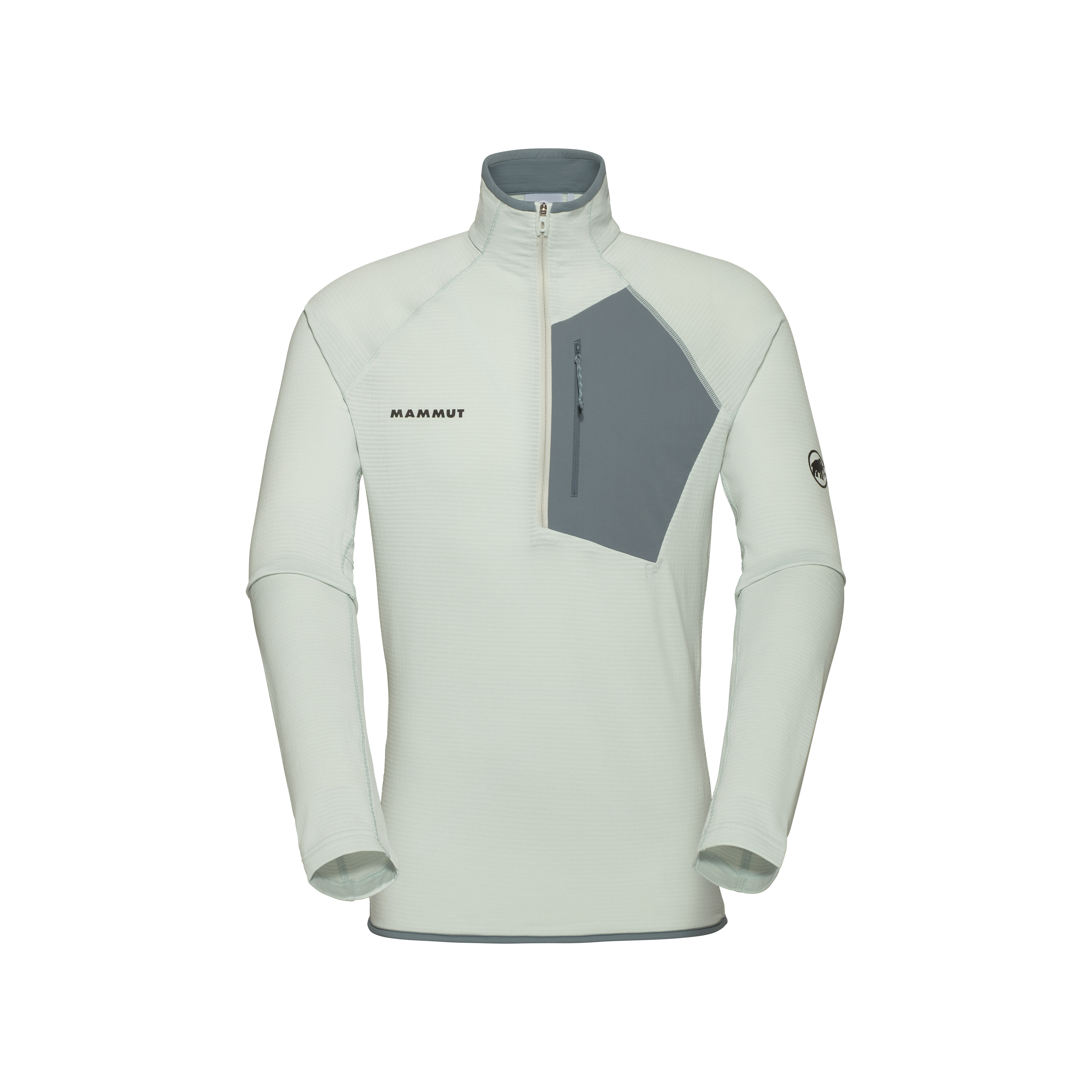 Mammut Aenergy Light ML Half Zip Pull Men, silver sage-strata - Silver sage-strata - Thumbnail