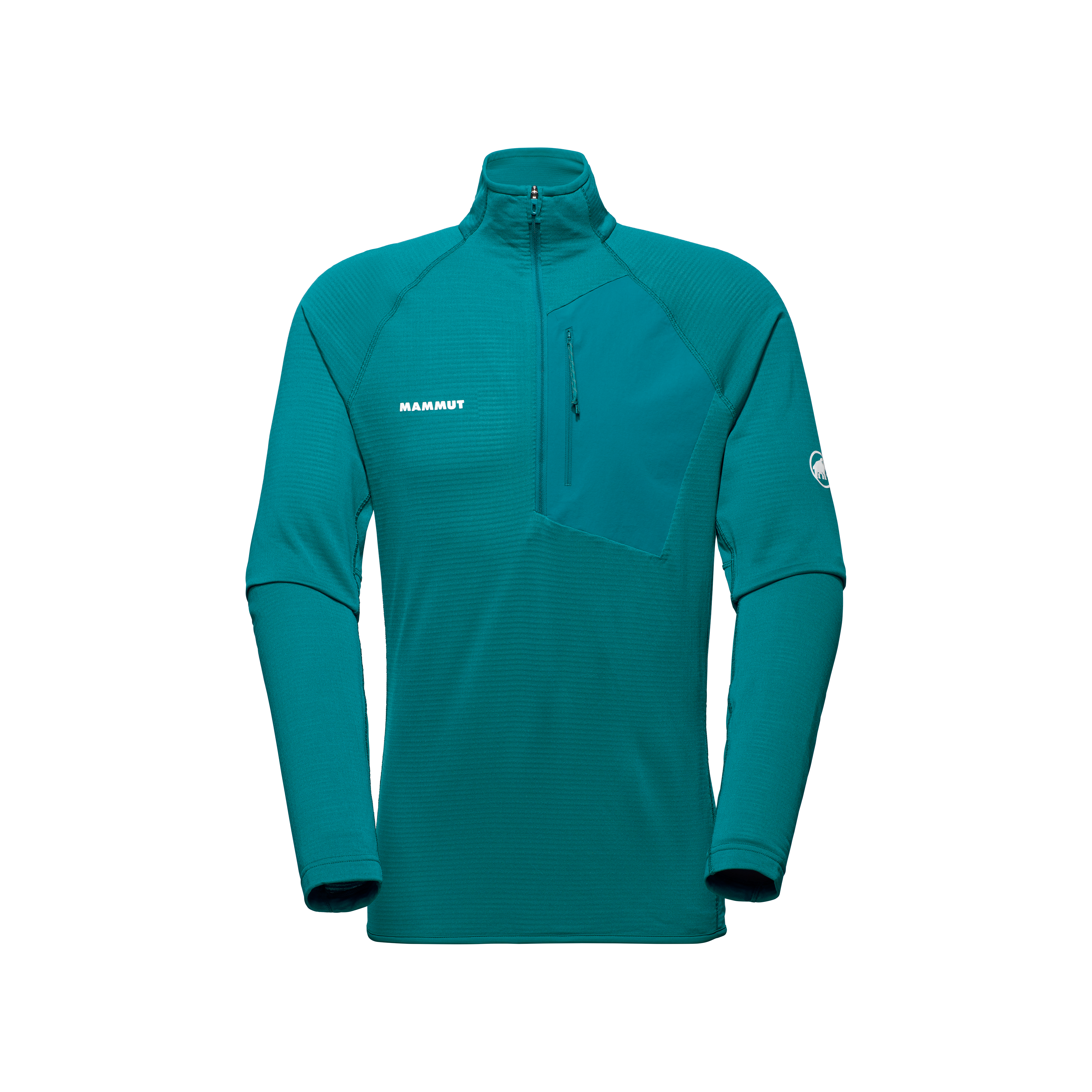 Mammut Aenergy Light ML Half Zip Pull Men, deep teal - Deep teal - Thumbnail