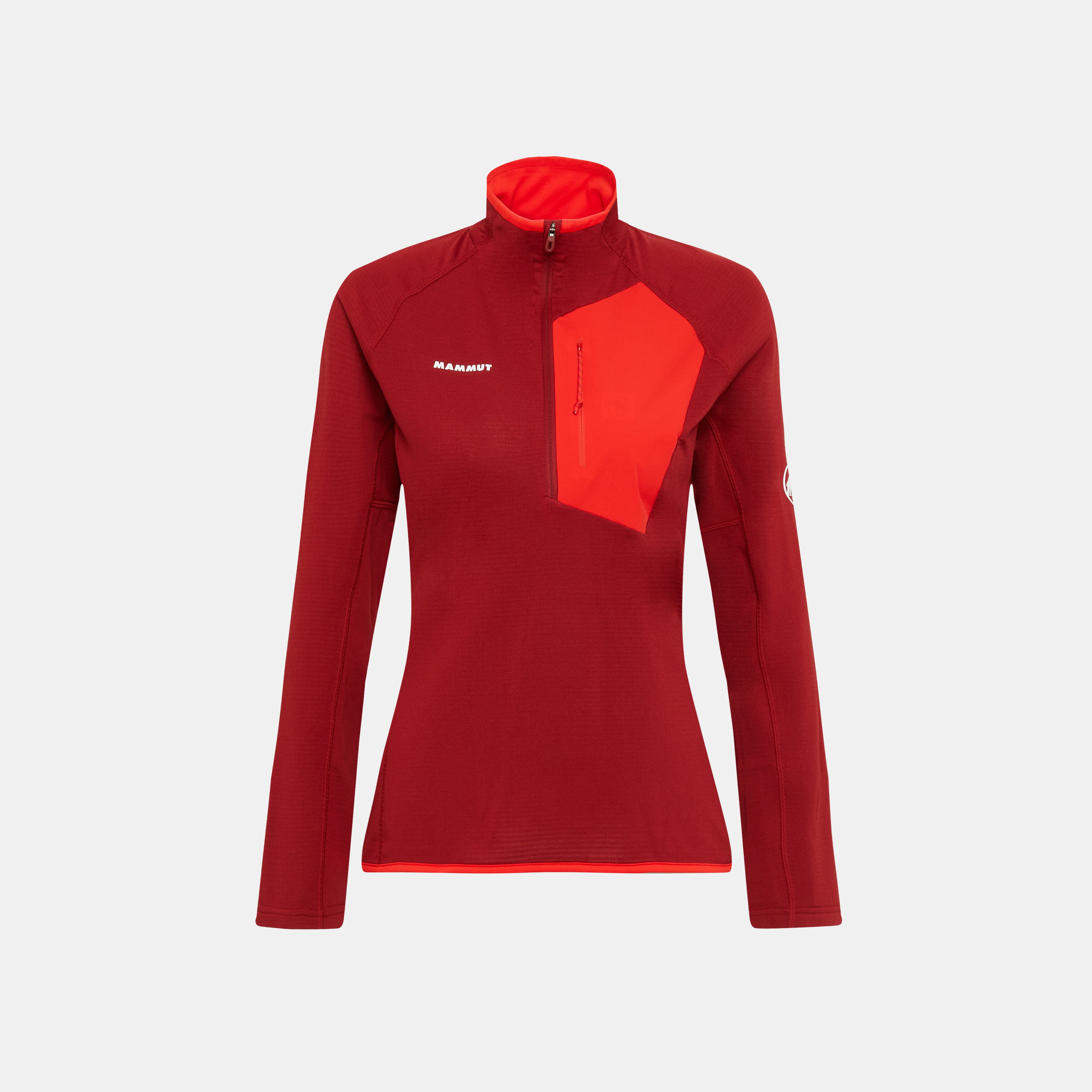 Mammut Aenergy Light ML Half Zip Pull Women, dark mammut red-mammut red - Dark mammut red-mammut red - Main image