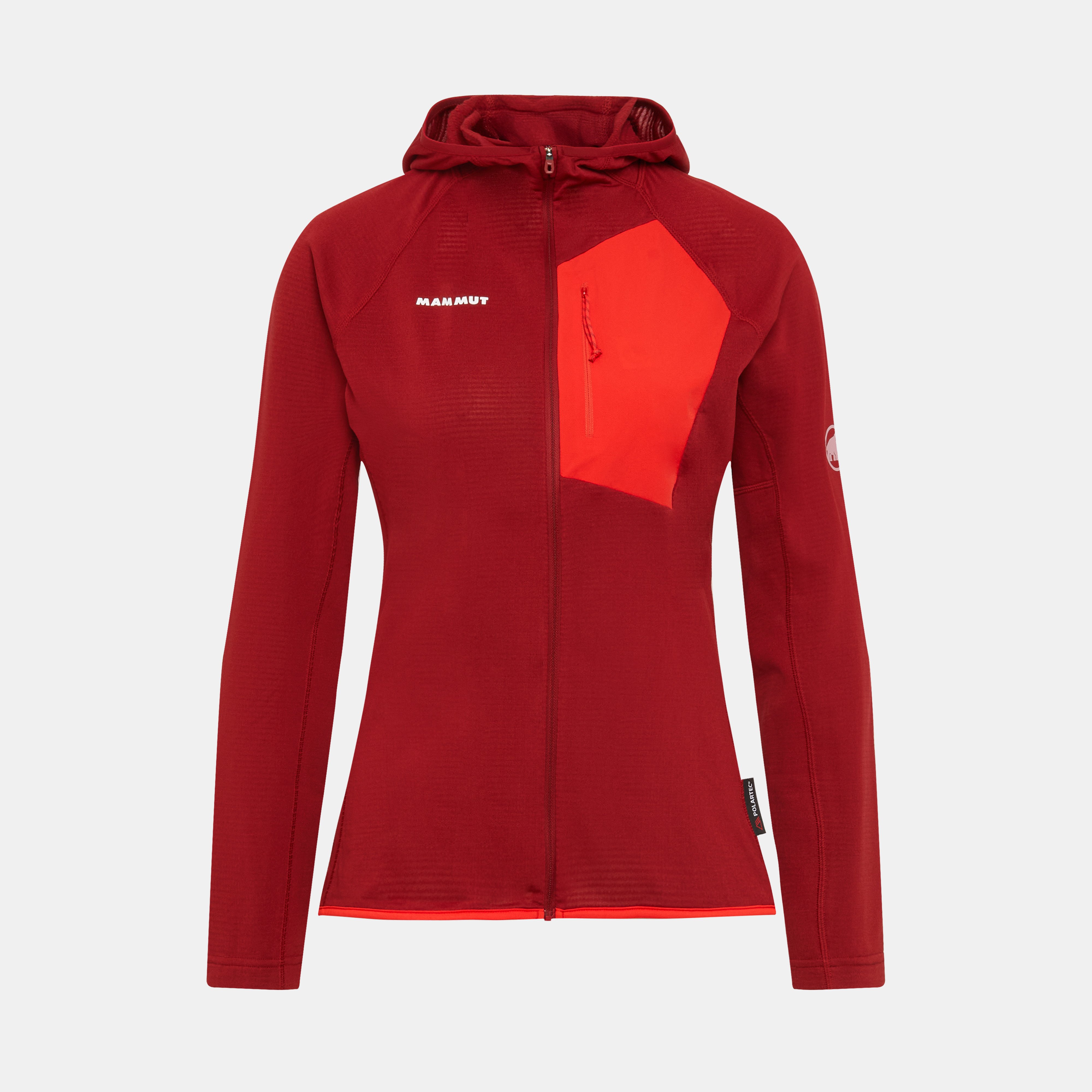 Mammut Aenergy Light ML Hooded Jacket Women, dark mammut red-mammut red - Dark mammut red-mammut red - Main image