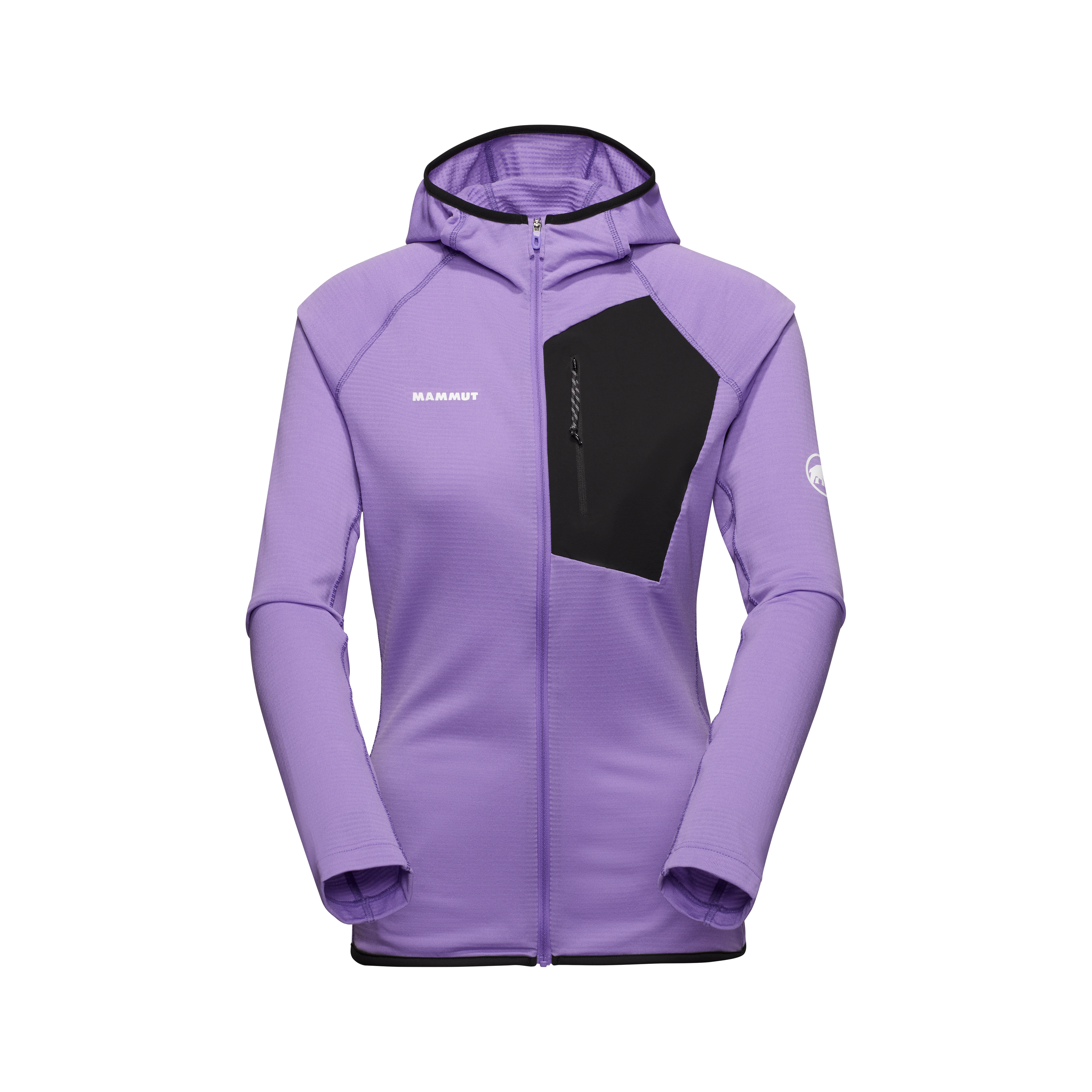 Mammut Aenergy Light ML Hooded Jacket Women, lavandin-black - Lavandin-black - Thumbnail
