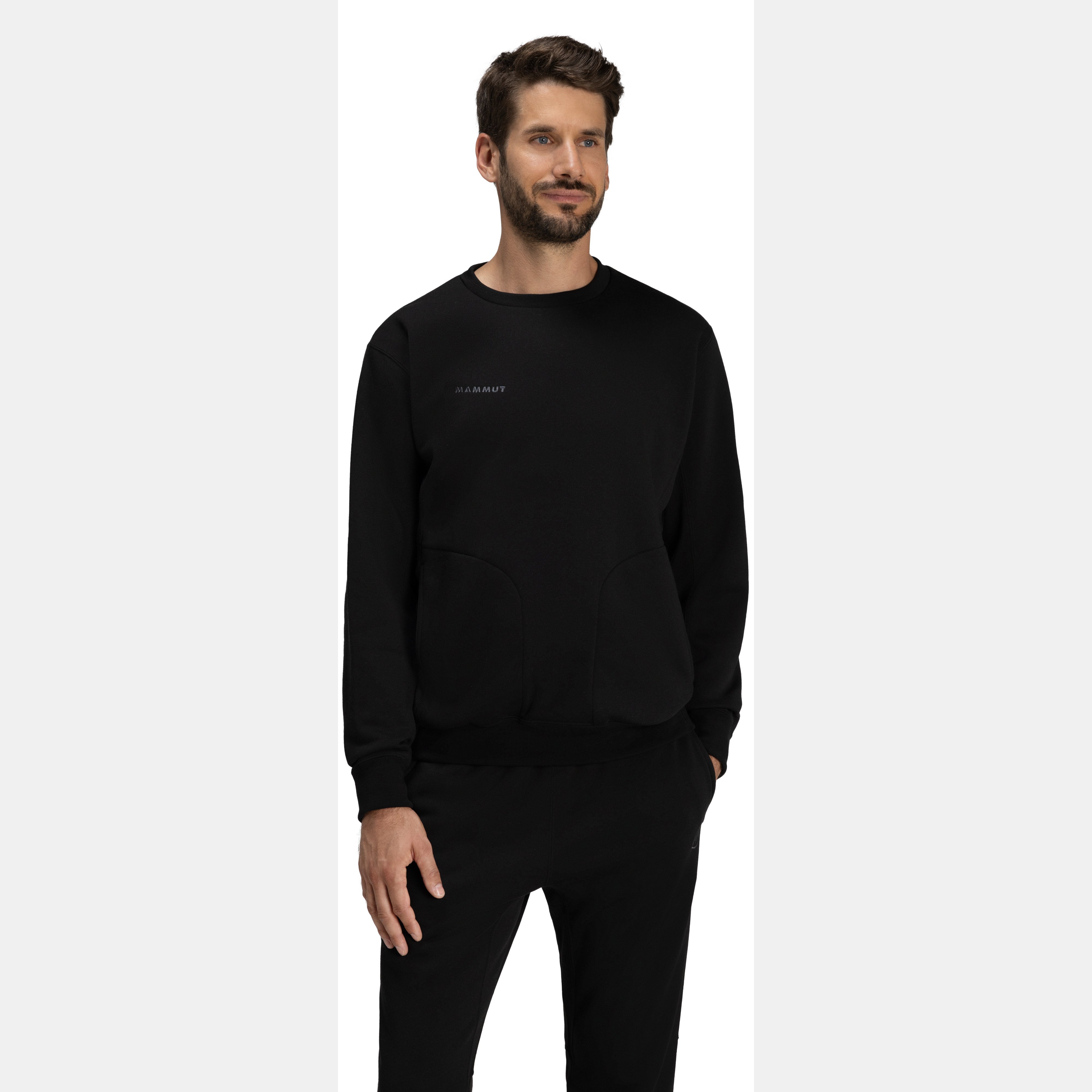 Mammut Mammut Essential ML Crew Neck AF, black - Black