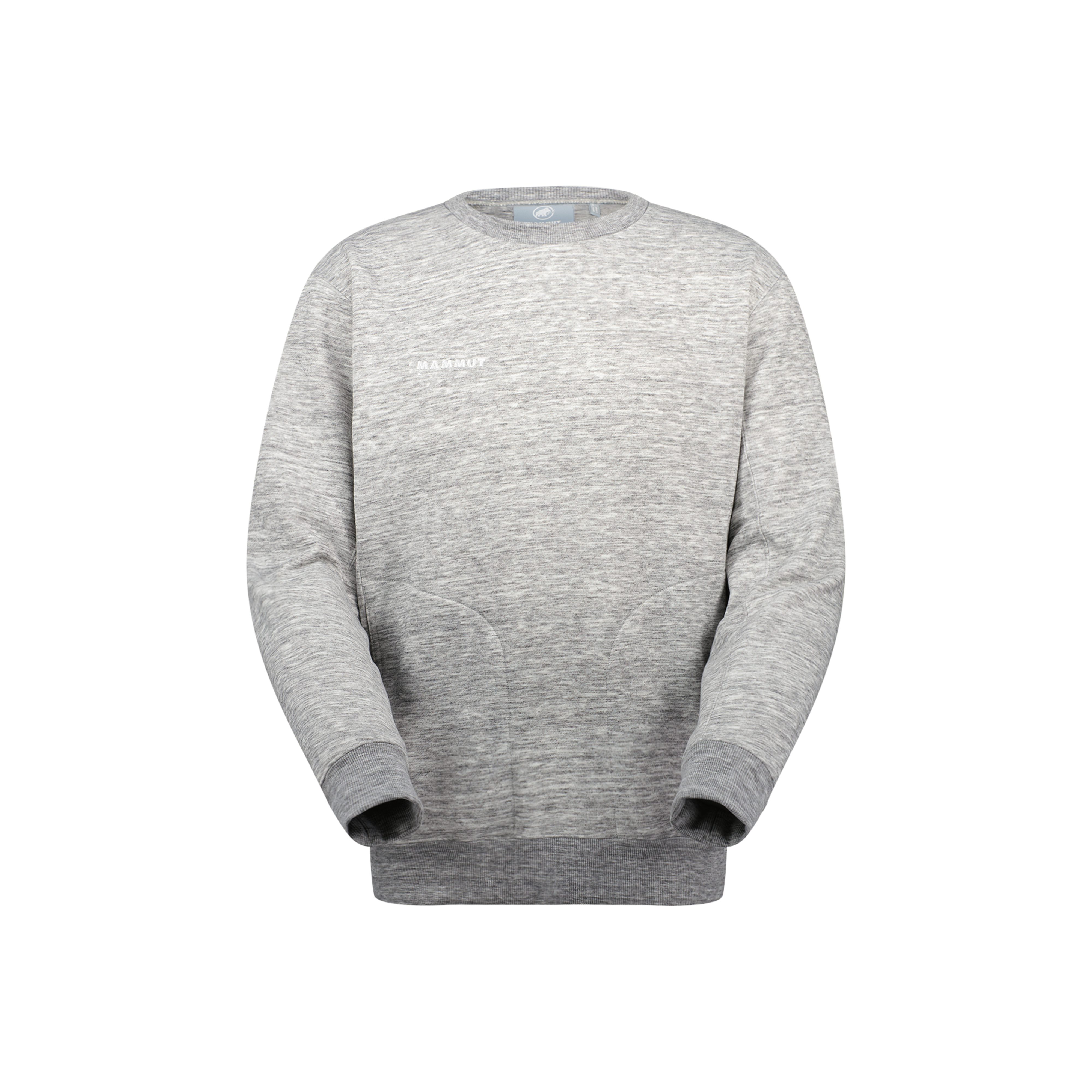 Mammut Mammut Essential ML Crew Neck AF, platinum melange - Platinum melange - Thumbnail