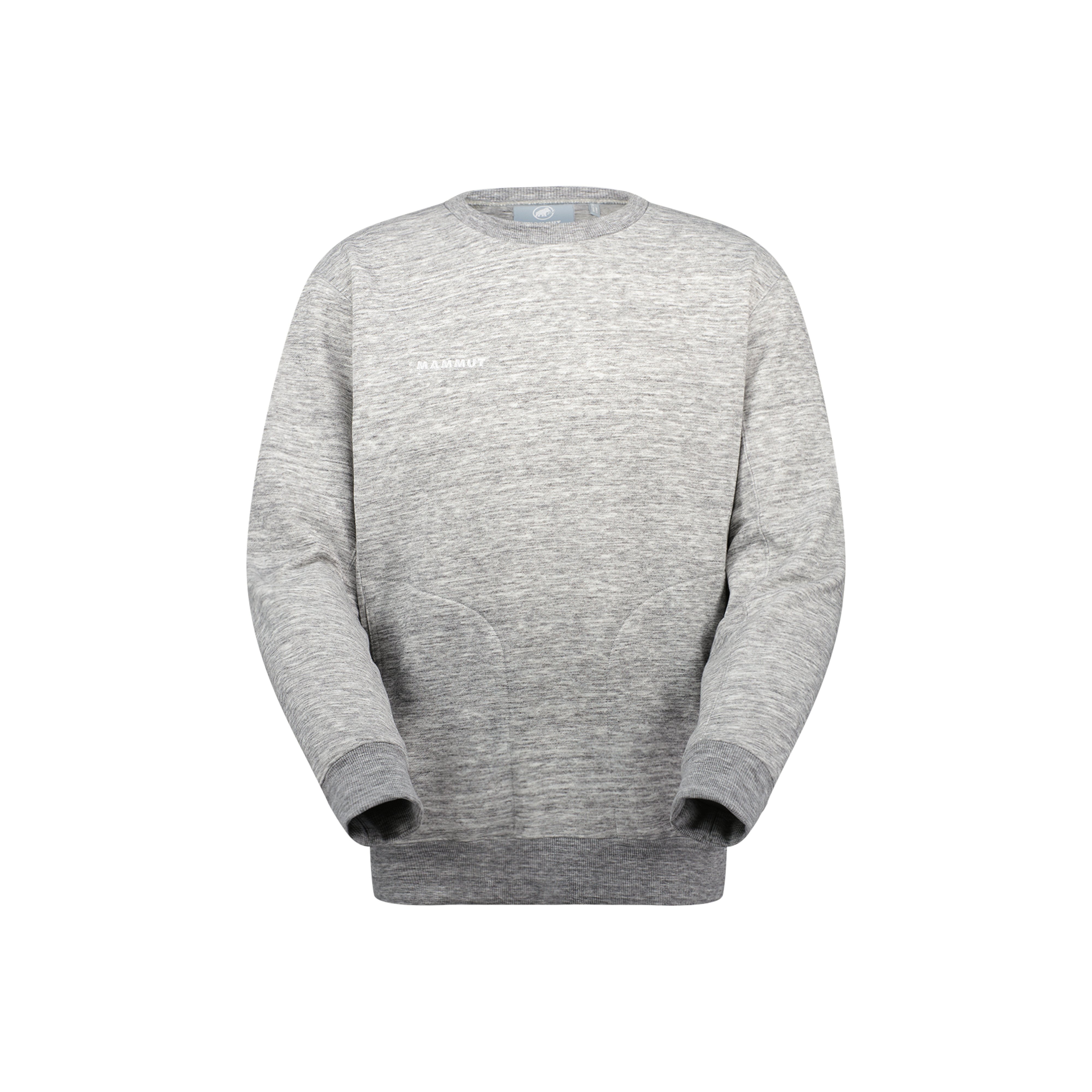 Mammut Mammut Essential ML Crew Neck AF - Black/Platinum melange/Marine/Marine melange - Thumbnail
