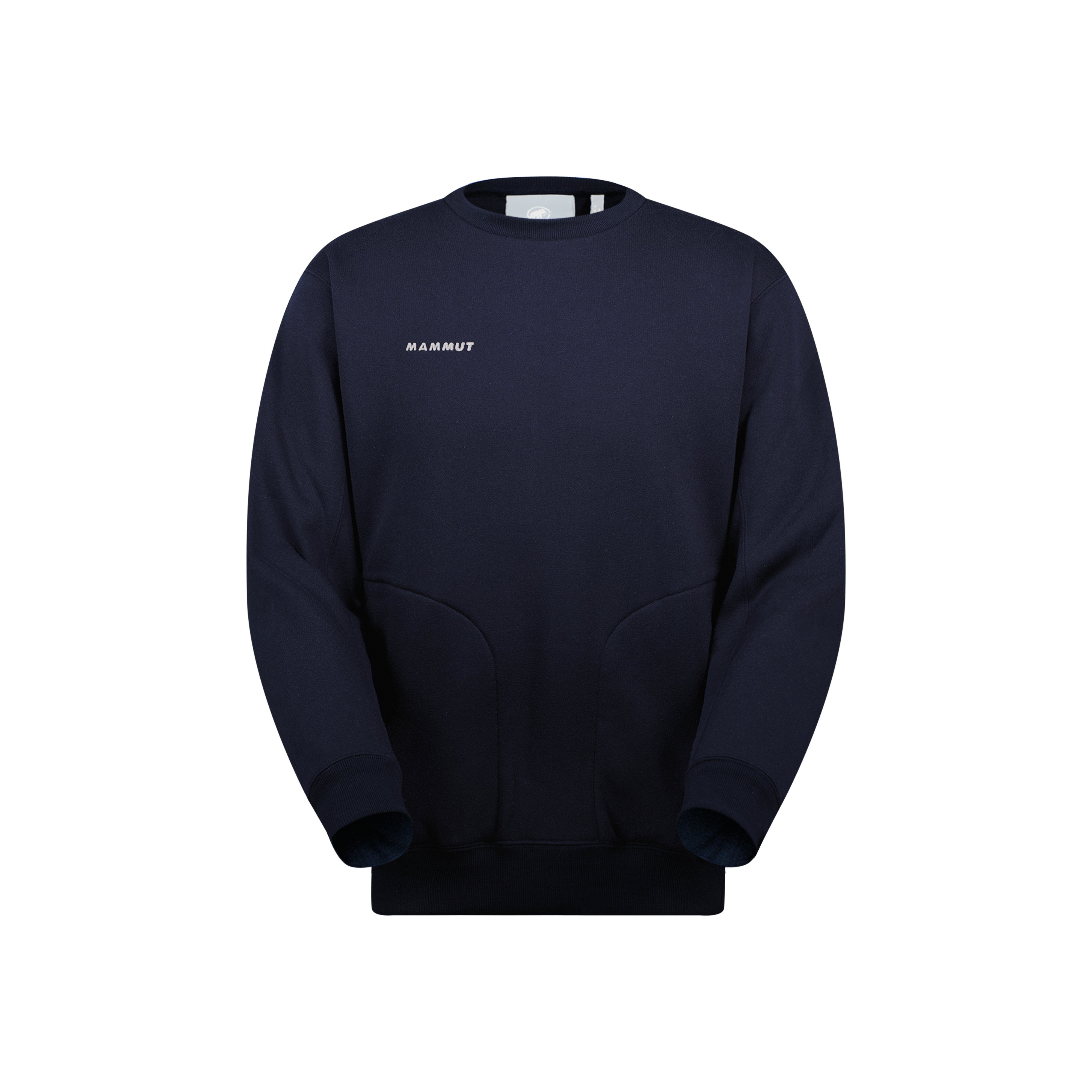 Mammut Mammut Essential ML Crew Neck AF - Black/Platinum melange/Marine/Marine melange - Thumbnail