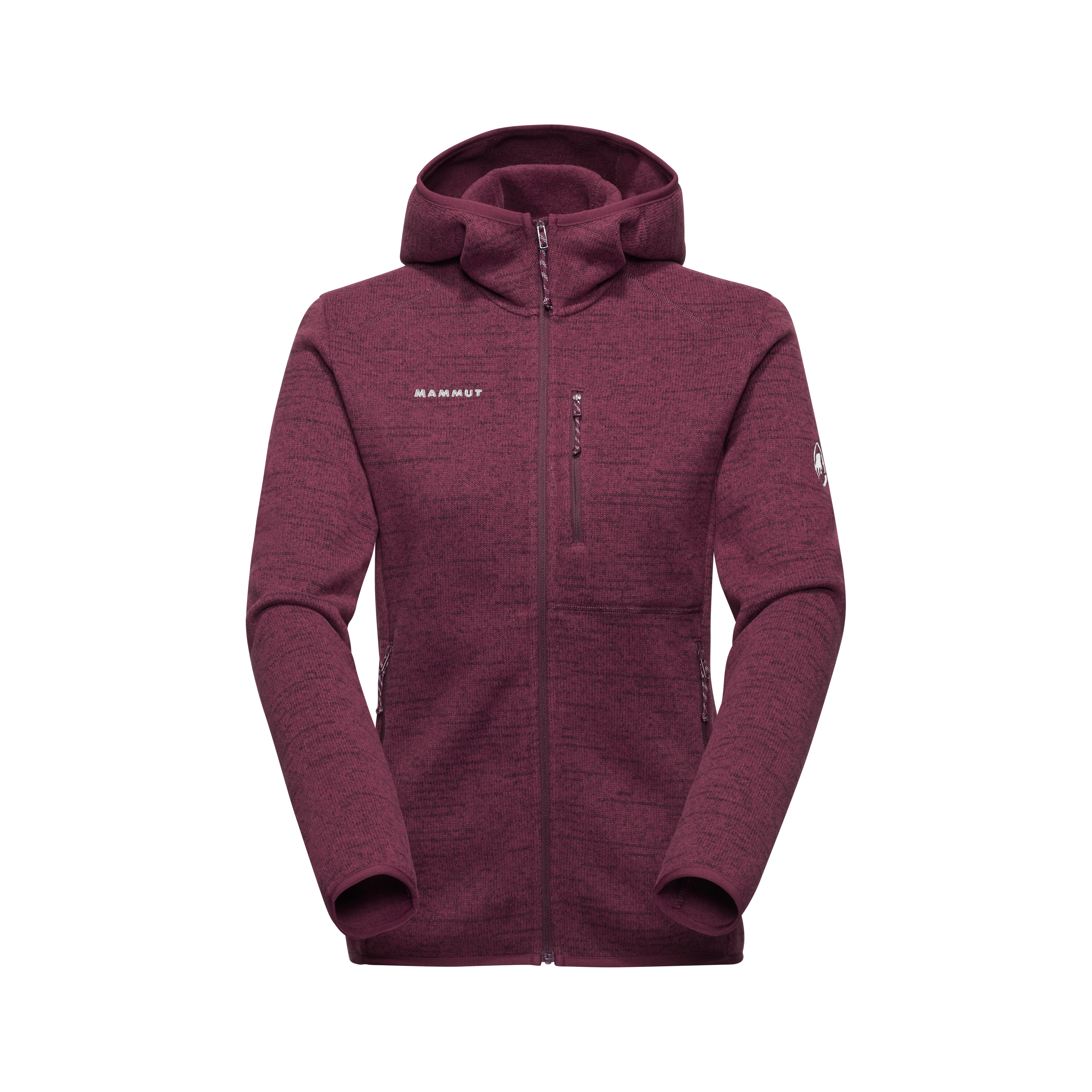 Mammut Arctic IV ML Hooded Jacket Women, vin melange - Vin melange - Thumbnail