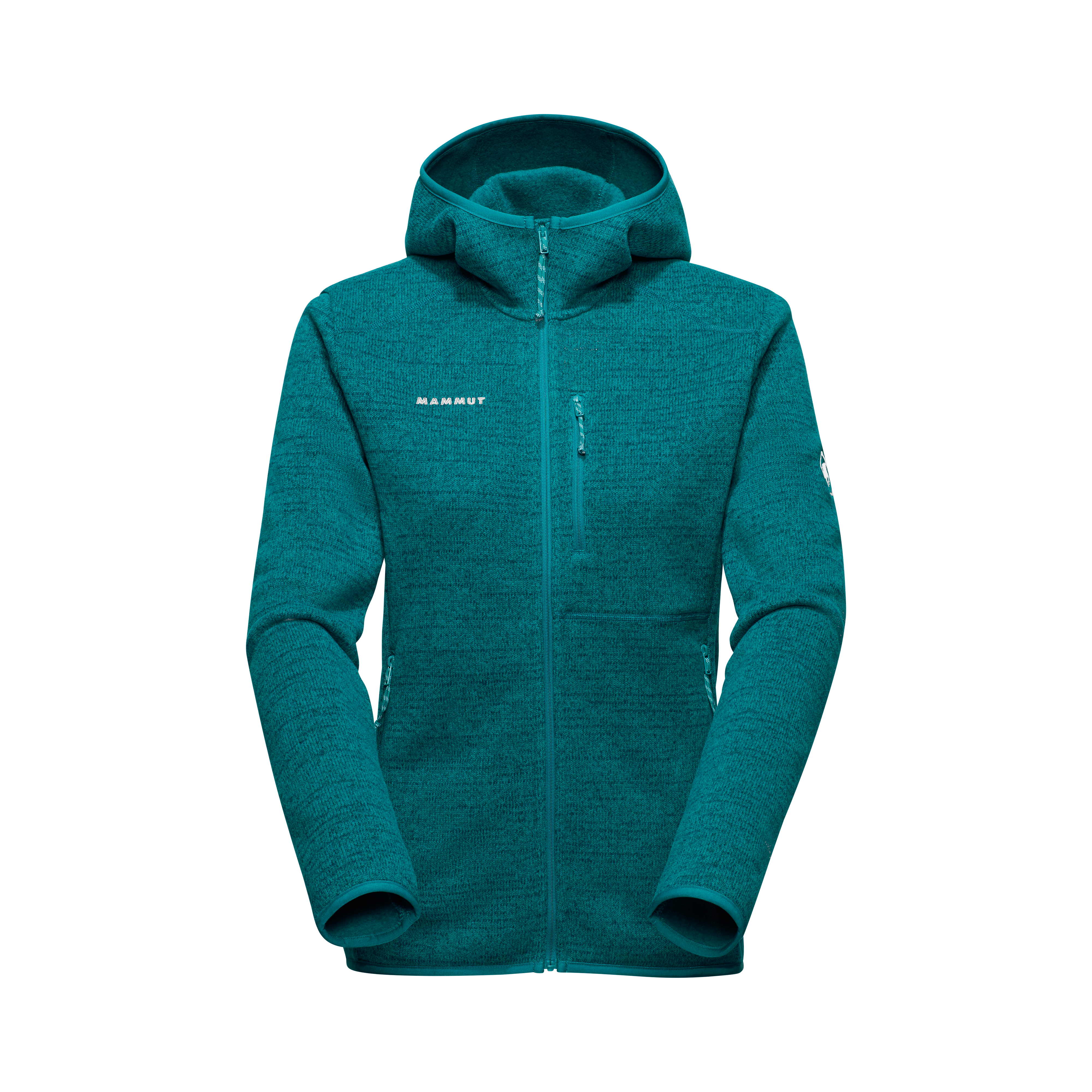 Mammut Arctic IV ML Hooded Jacket Women, deep teal melange - Deep teal melange - Thumbnail