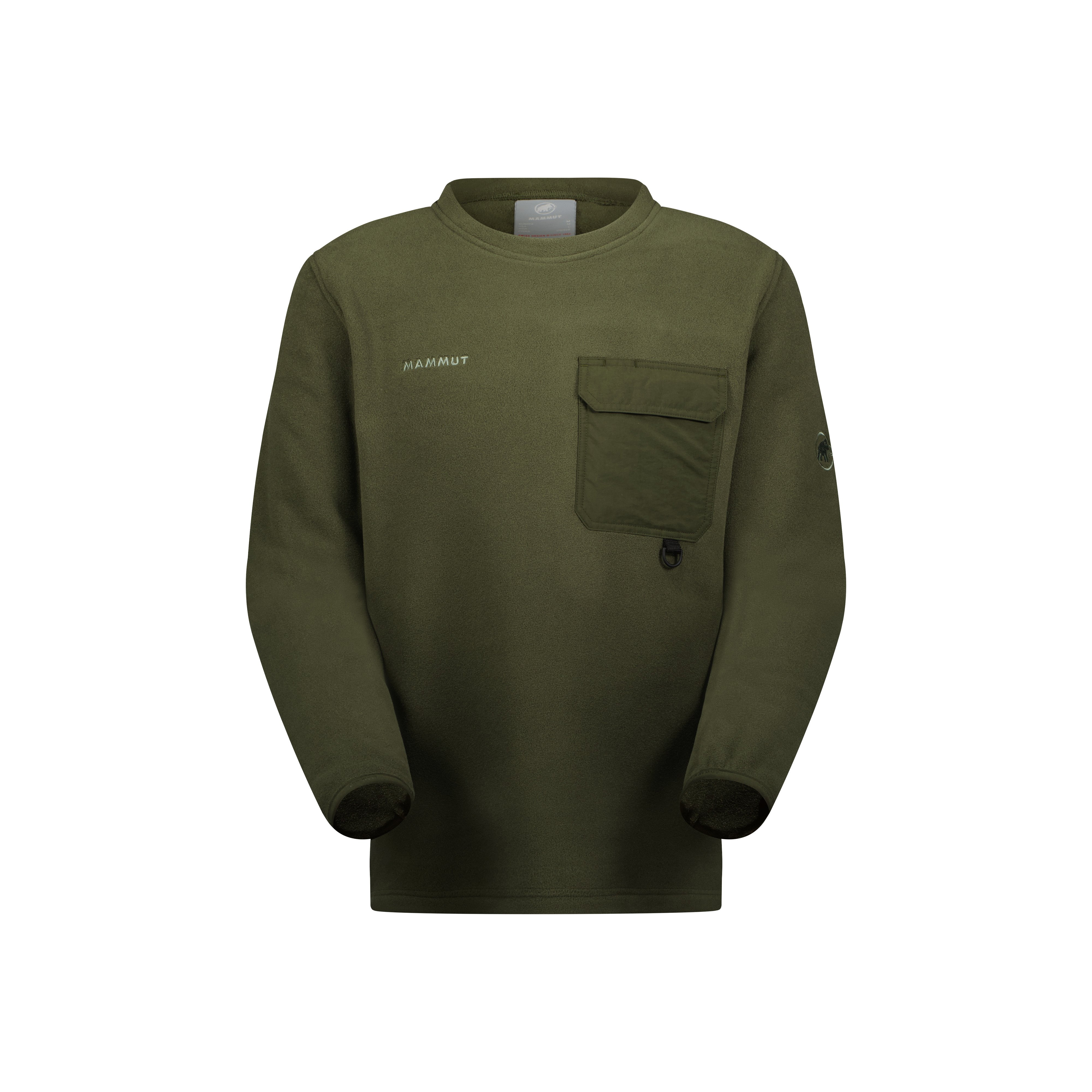 Mammut Moonstone Hybrid ML Crew Neck AF - Black/Dark sand/Oatmeal-dark marsh/Claystone-black/Dark marsh - Thumbnail