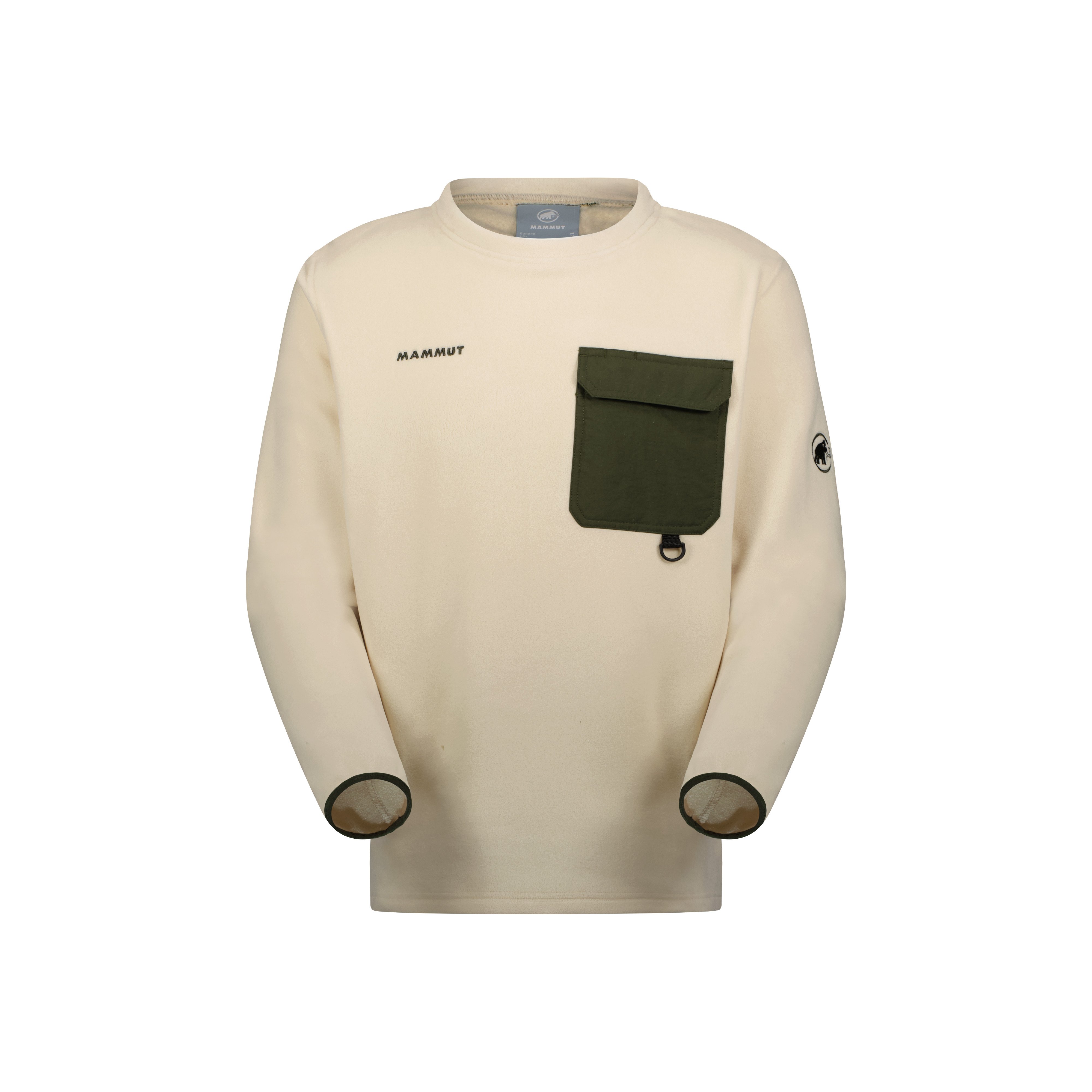 Mammut Moonstone Hybrid ML Crew Neck AF - Black/Dark sand/Oatmeal-dark marsh/Claystone-black/Dark marsh - Thumbnail