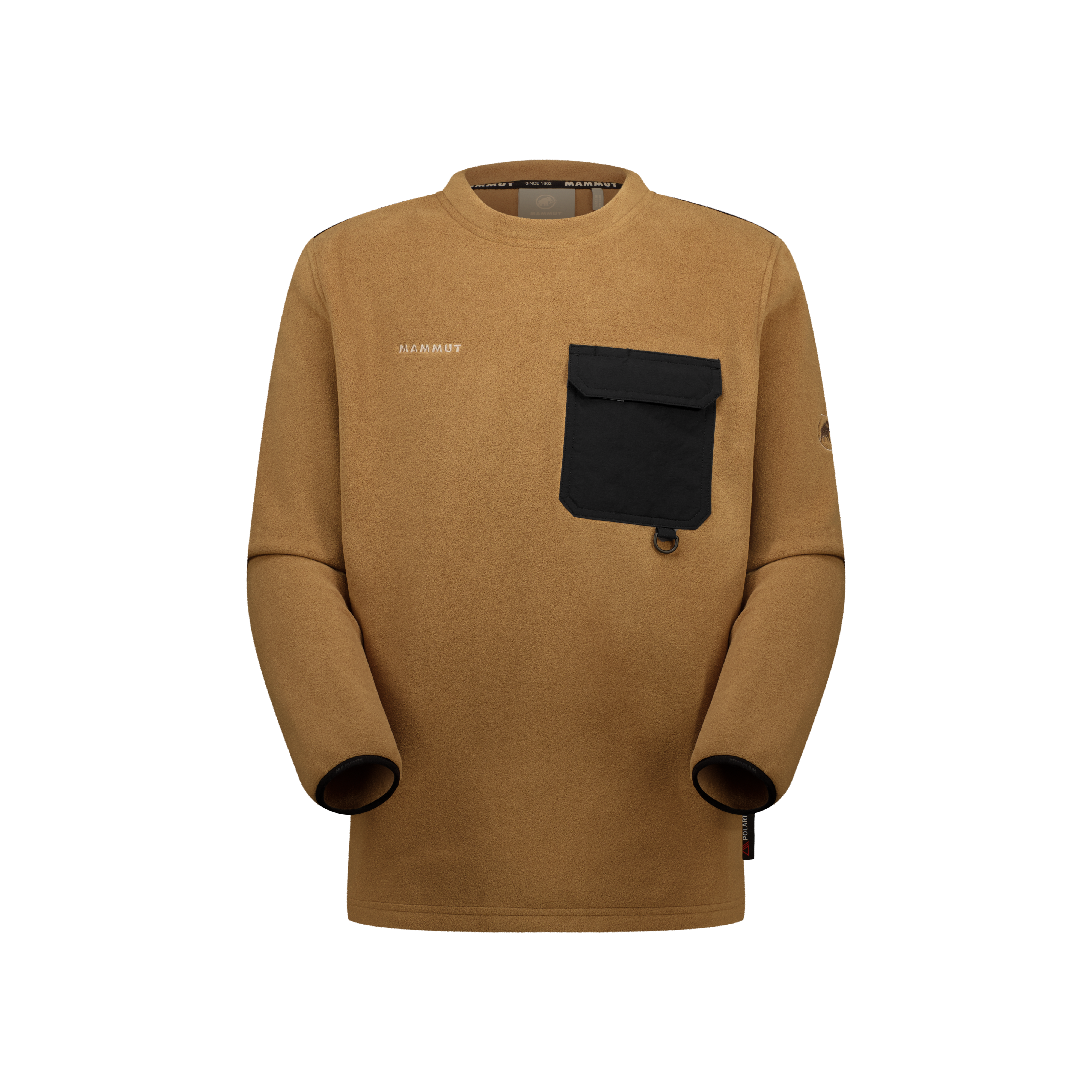 Mammut Moonstone Hybrid ML Crew Neck AF, claystone-black - Claystone-black - Thumbnail