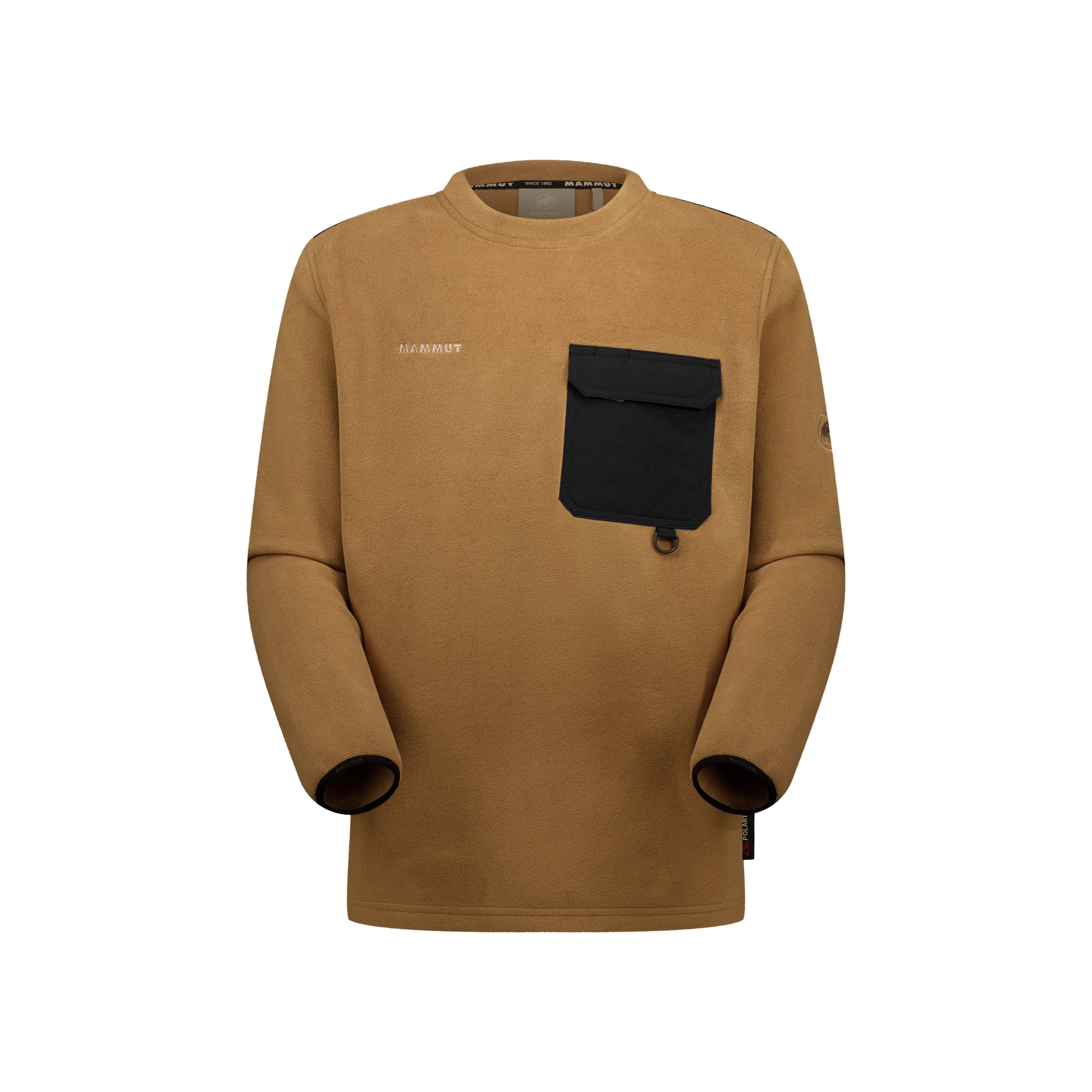 Mammut Moonstone Hybrid ML Crew Neck AF - Black/Dark sand/Oatmeal-dark marsh/Claystone-black/Dark marsh - Thumbnail