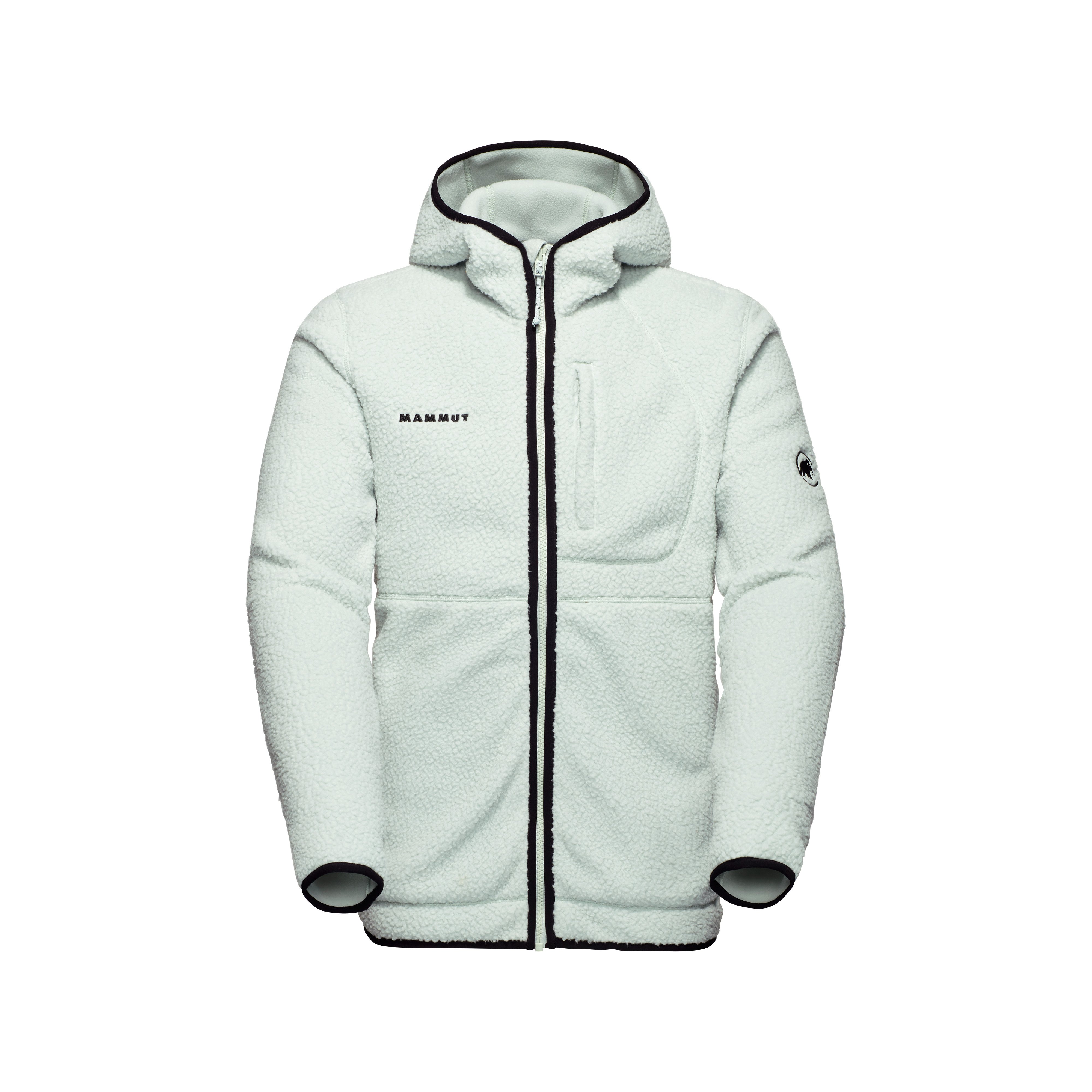 Mammut Falera Pro ML Hooded Jacket Men - Black/Silver sage/Dark mammut red/Claystone/Soil - Thumbnail
