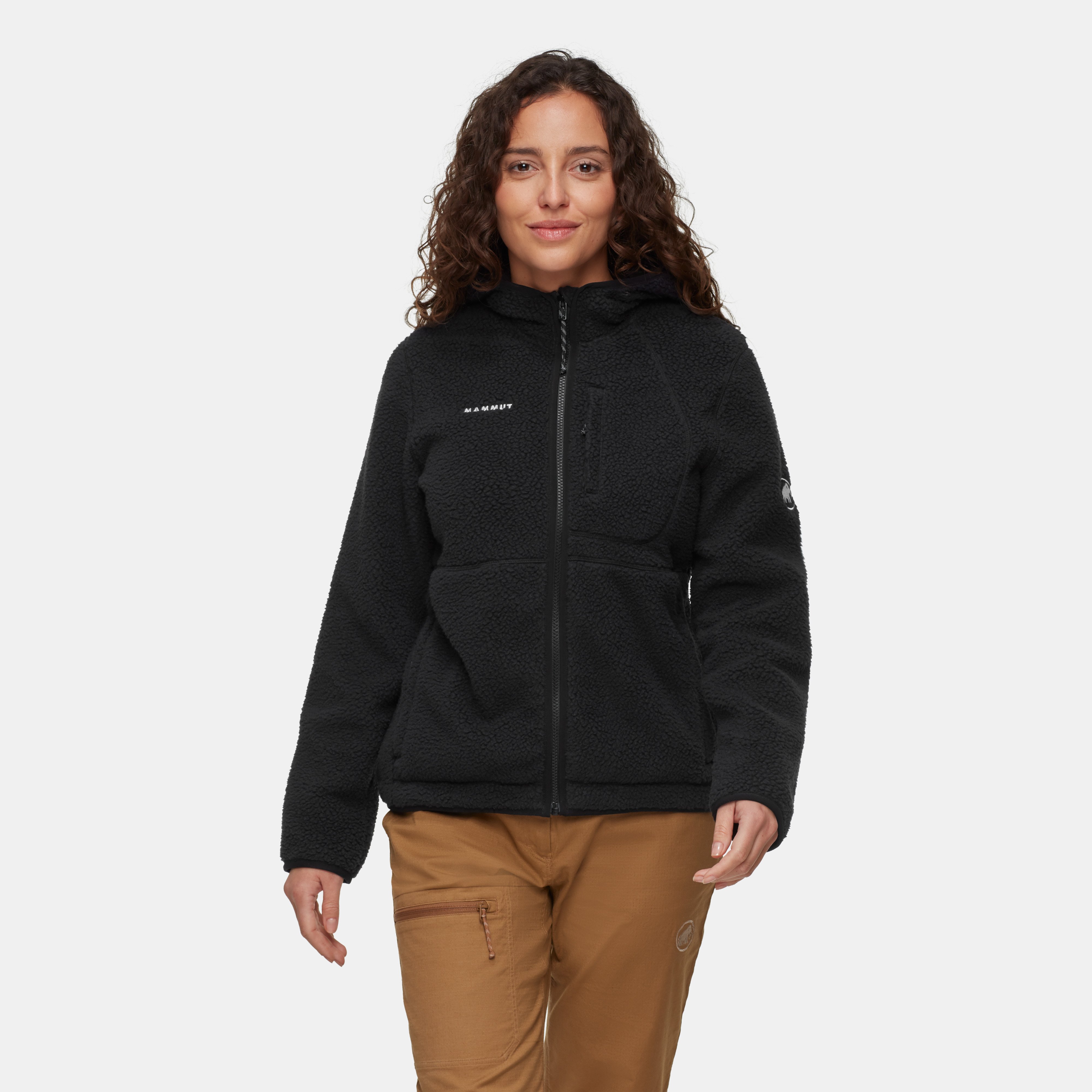 Mammut Falera Pro ML Hooded Jacket Women, black - Black