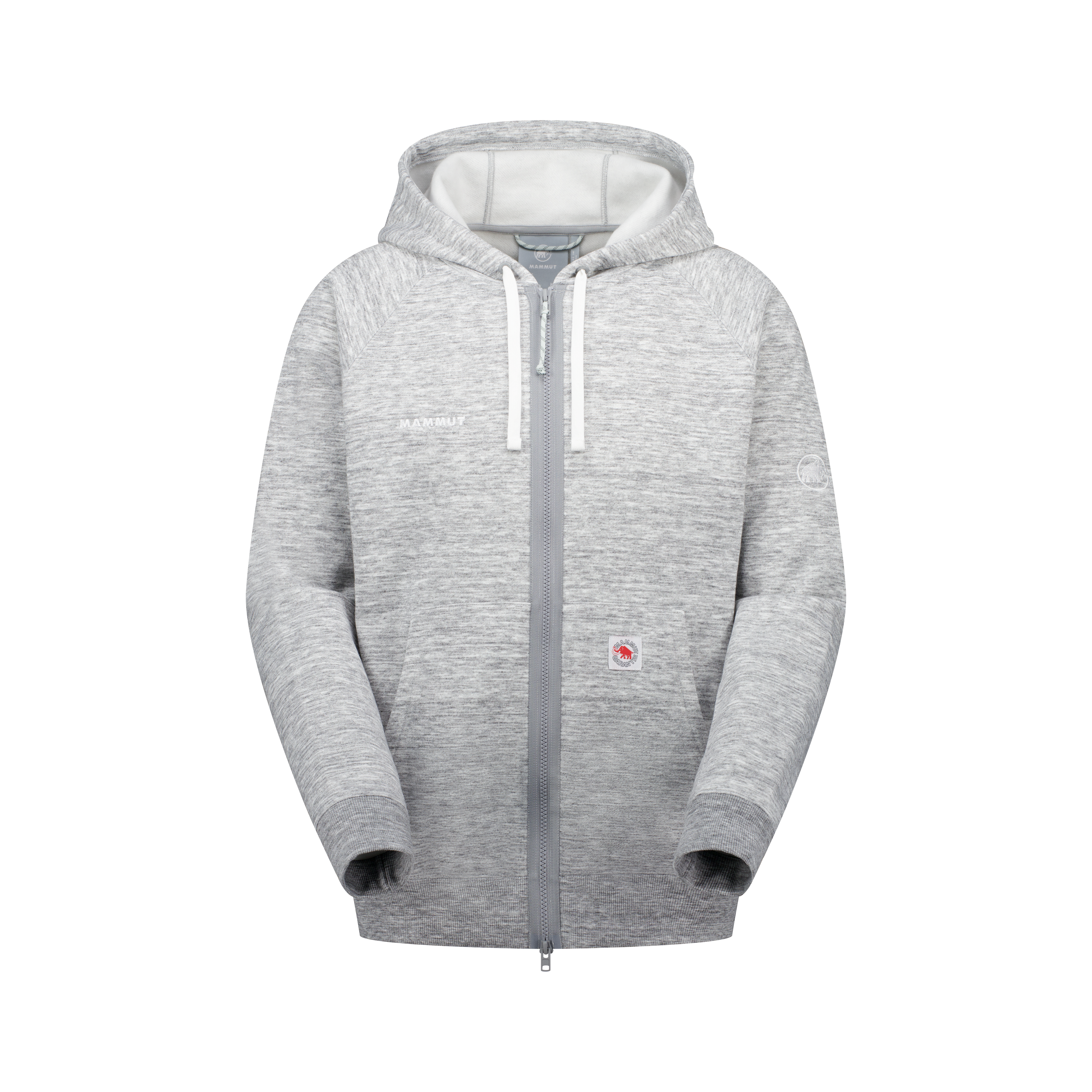 Mammut Mammut Essential ML Hooded Jacket AF, platinum melange - Platinum melange - Thumbnail
