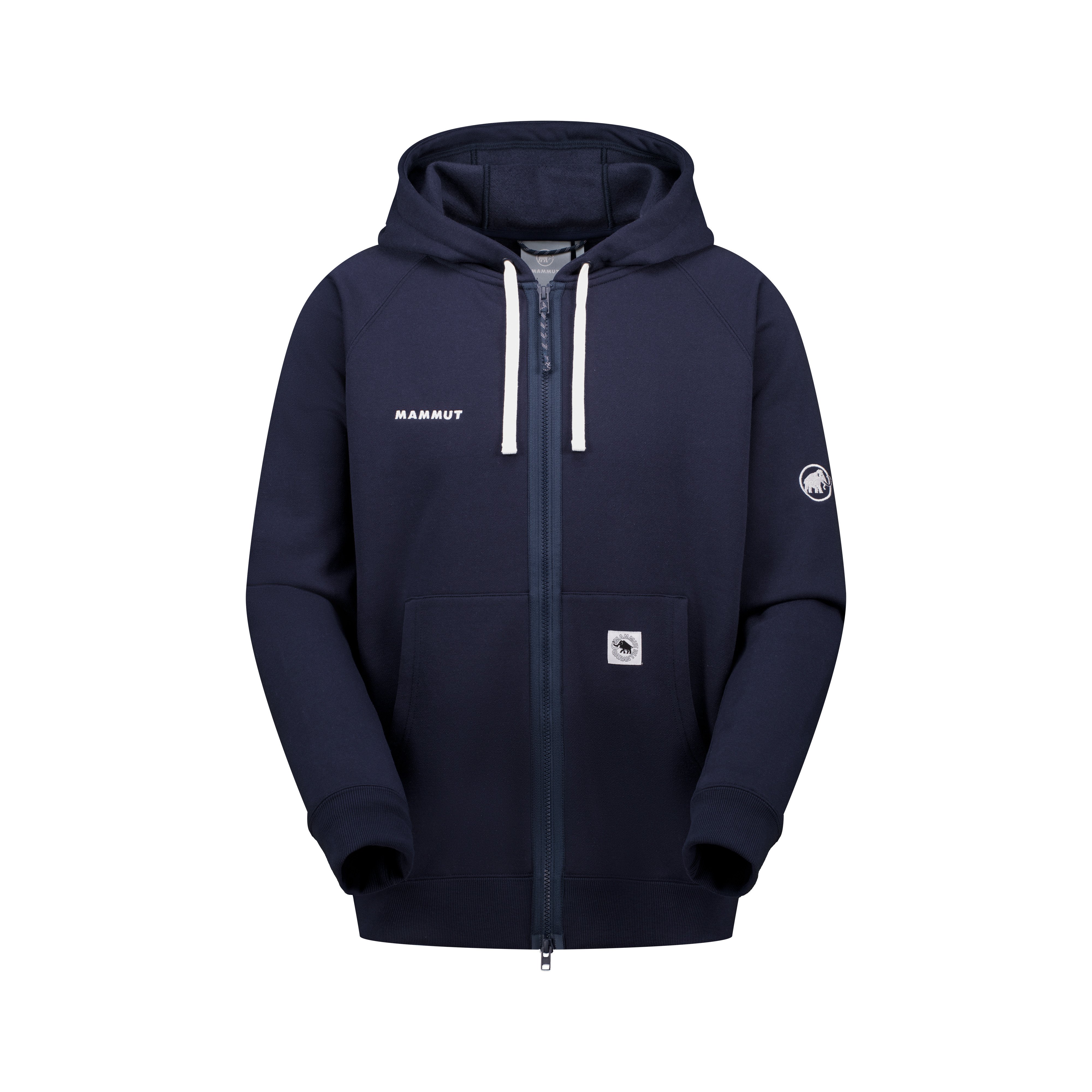 Mammut Mammut Essential ML Hooded Jacket AF - Black/Platinum melange/Marine - Thumbnail