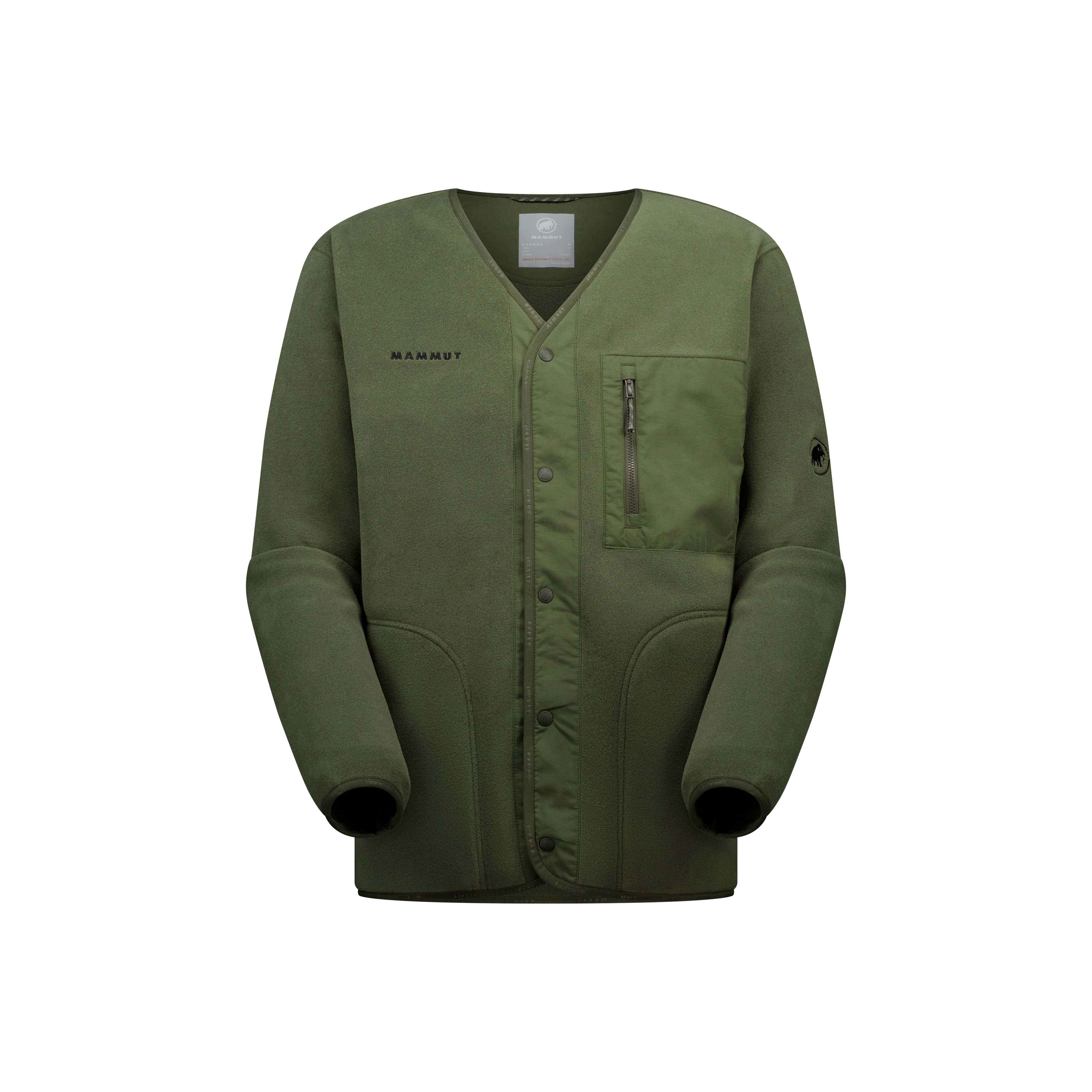 Mammut Moonstone Hybrid ML Cardigan AF - Black/Oatmeal-dark marsh/Claystone/Soil-black/Dark marsh/Dark marsh-soil - Thumbnail