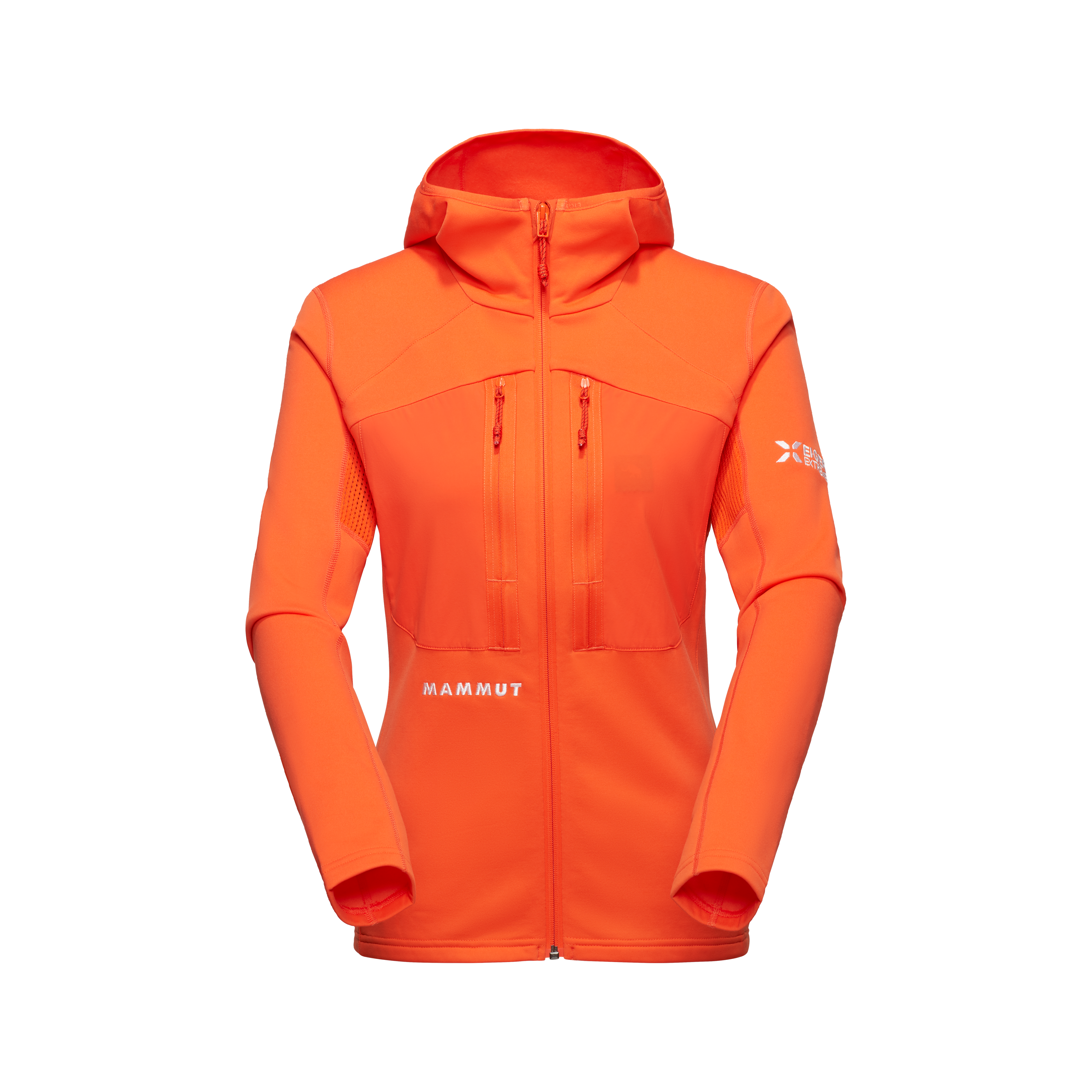 Mammut Eiger Nordwand Advanced ML Hooded Jacket Women, eiger orange - Eiger orange - Thumbnail