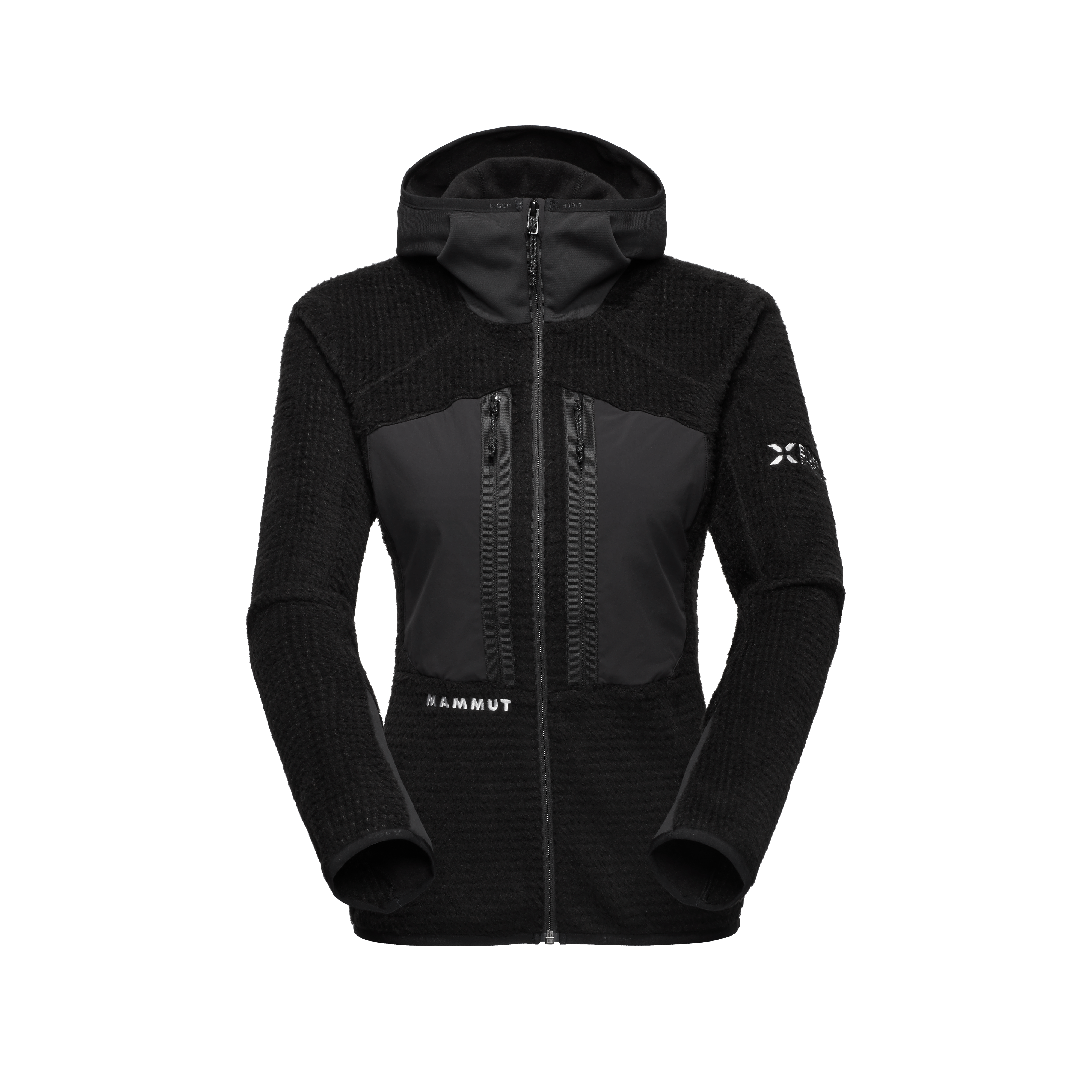 Mammut Eiger Nordwand Pro ML Air Hooded Jacket Women, black - Black - Thumbnail