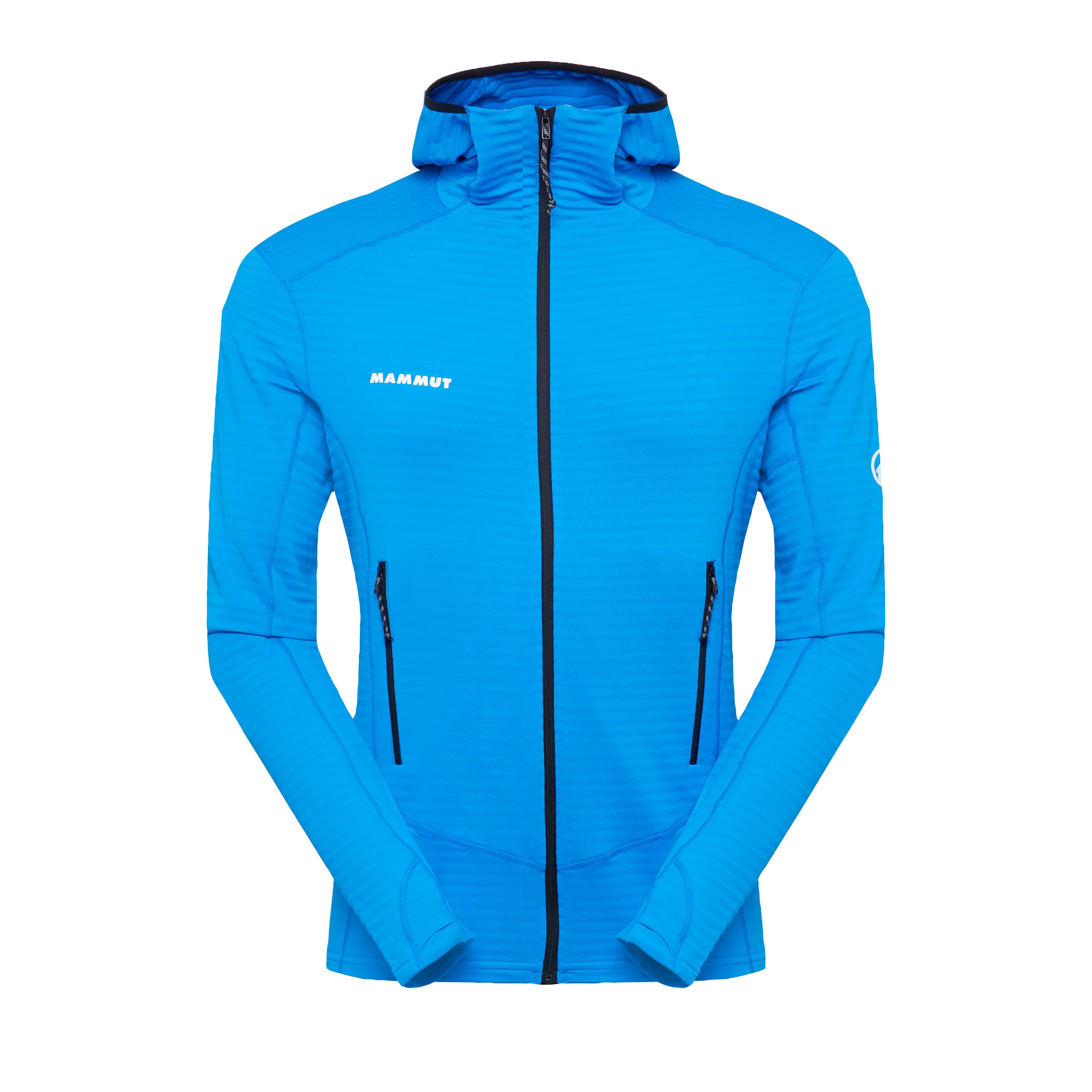 Mammut Mtn. Pro 2.0 Light ML Hooded Jacket Men - Black/Mammut red/Marine/Aura/Glacier blue/Flux - Thumbnail