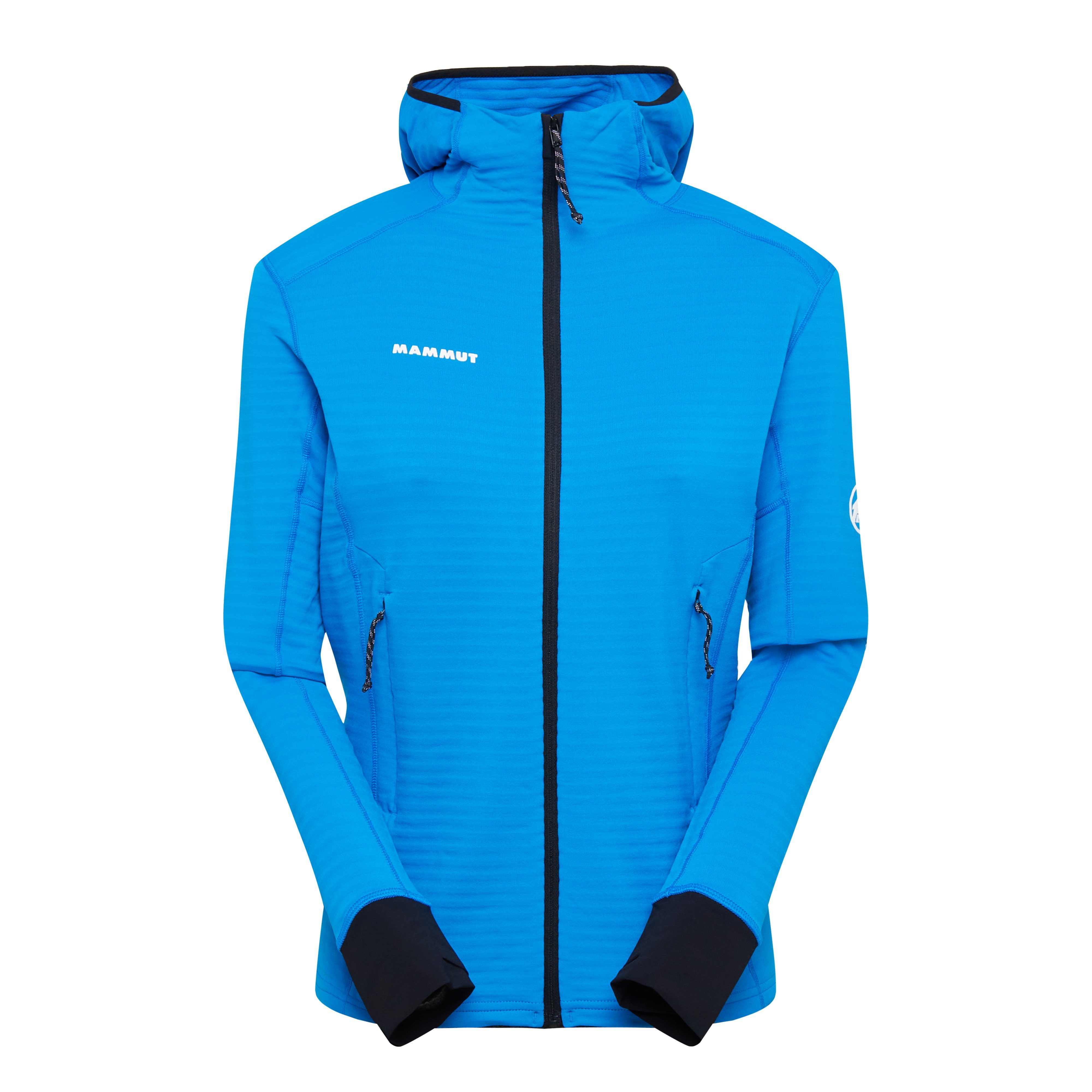 Mammut Mtn. Pro 2.0 Light ML Hooded Jacket Women - Black/Mammut red/Marine/Aura/Glacier blue/Flux - Thumbnail