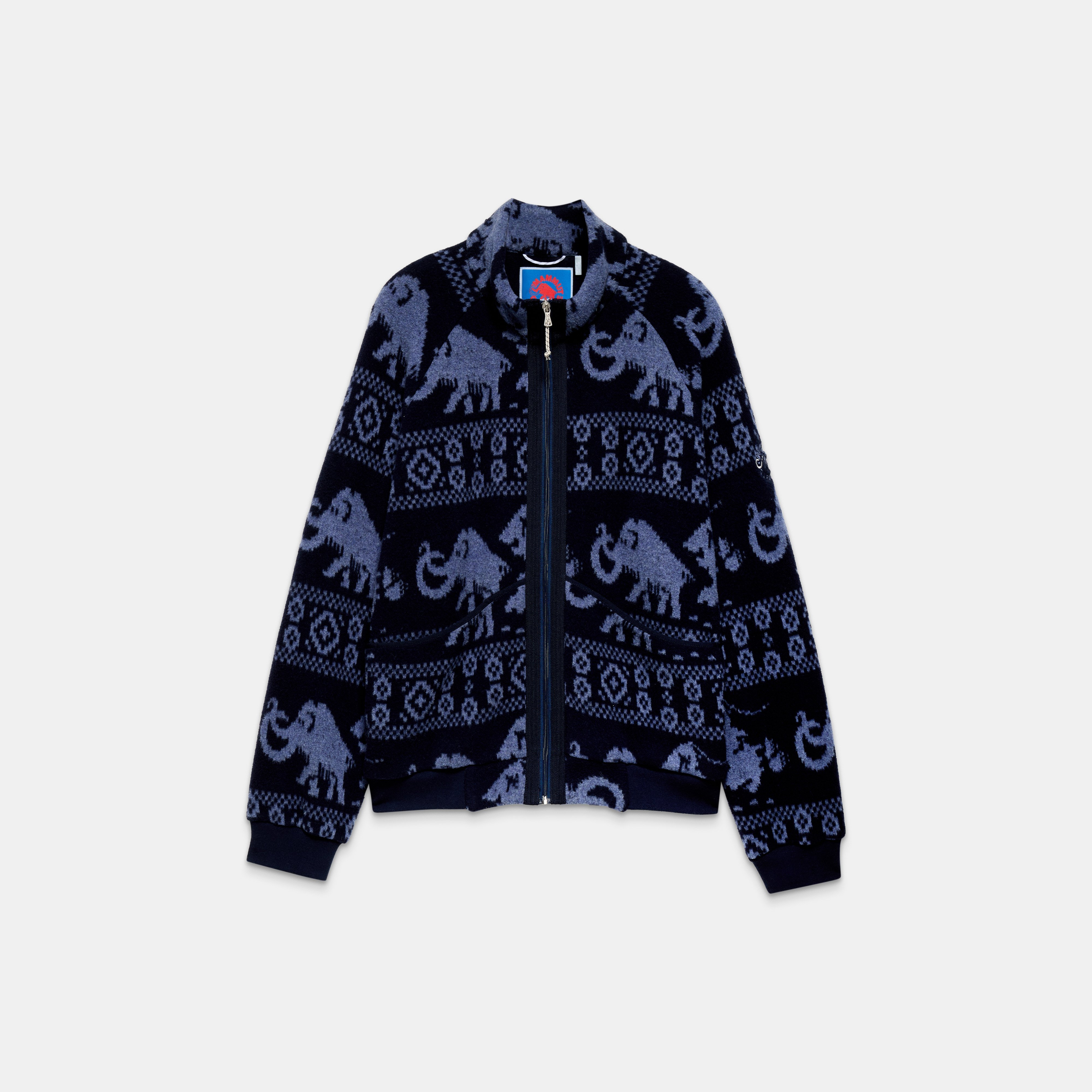 Mammut Mammut x Cabourn Direttissima Wool ML Jacket, black navy-light navy - Black navy-light navy