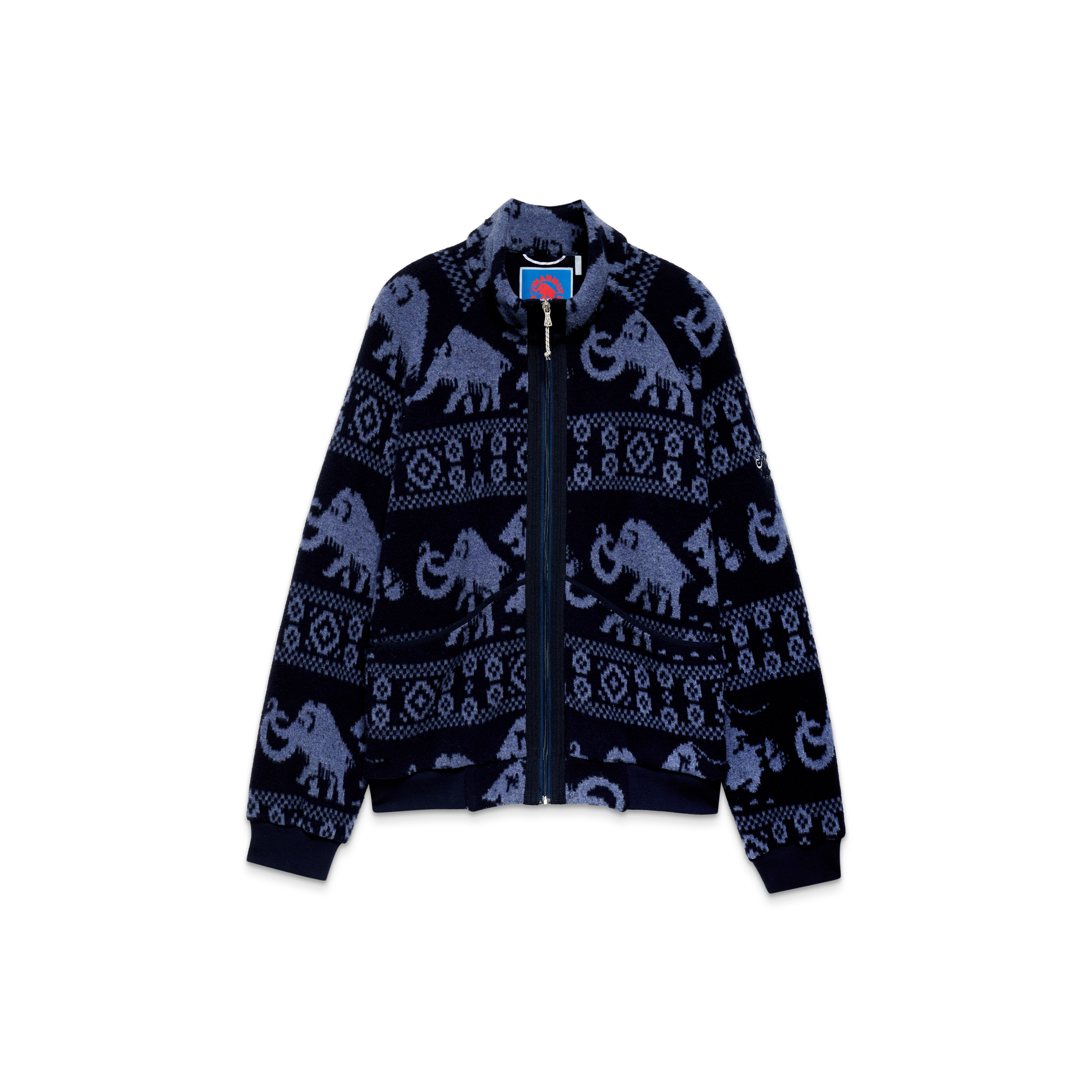 Mammut Mammut x Cabourn Direttissima Wool ML Jacket, black navy-light navy - Black navy-light navy - Thumbnail