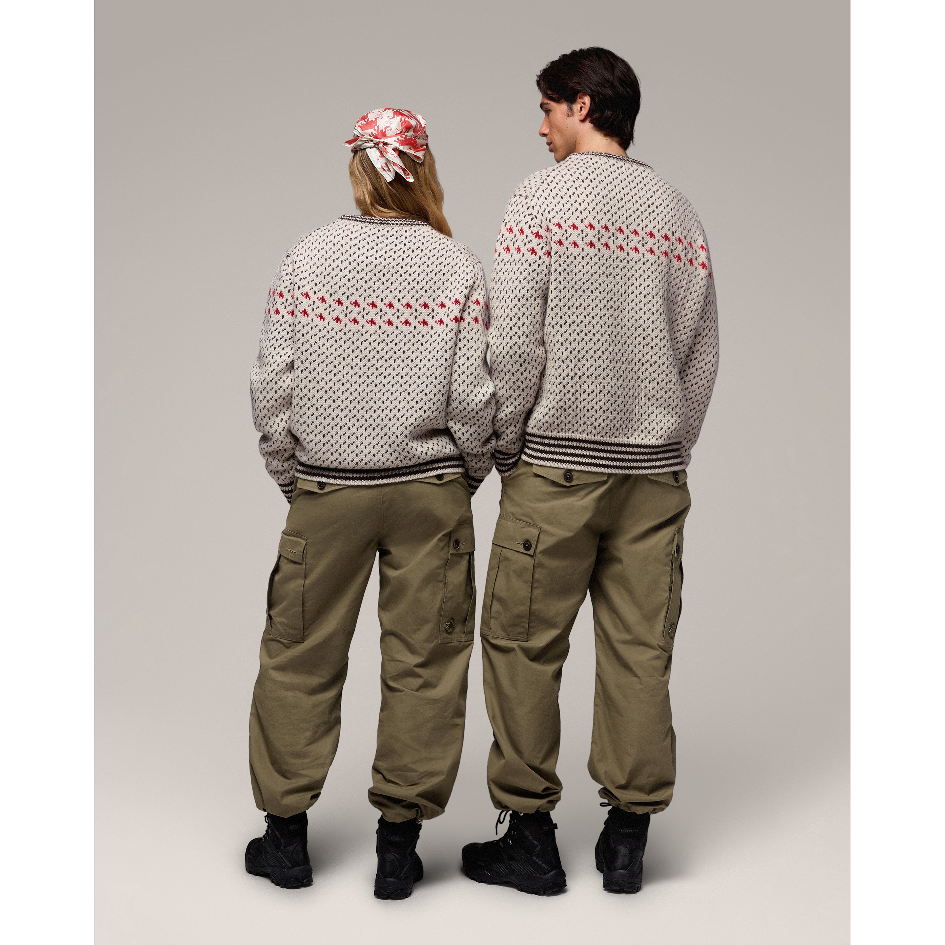Mammut Mammut x Cabourn Direttissima Wool ML Sweater, white stone - White stone