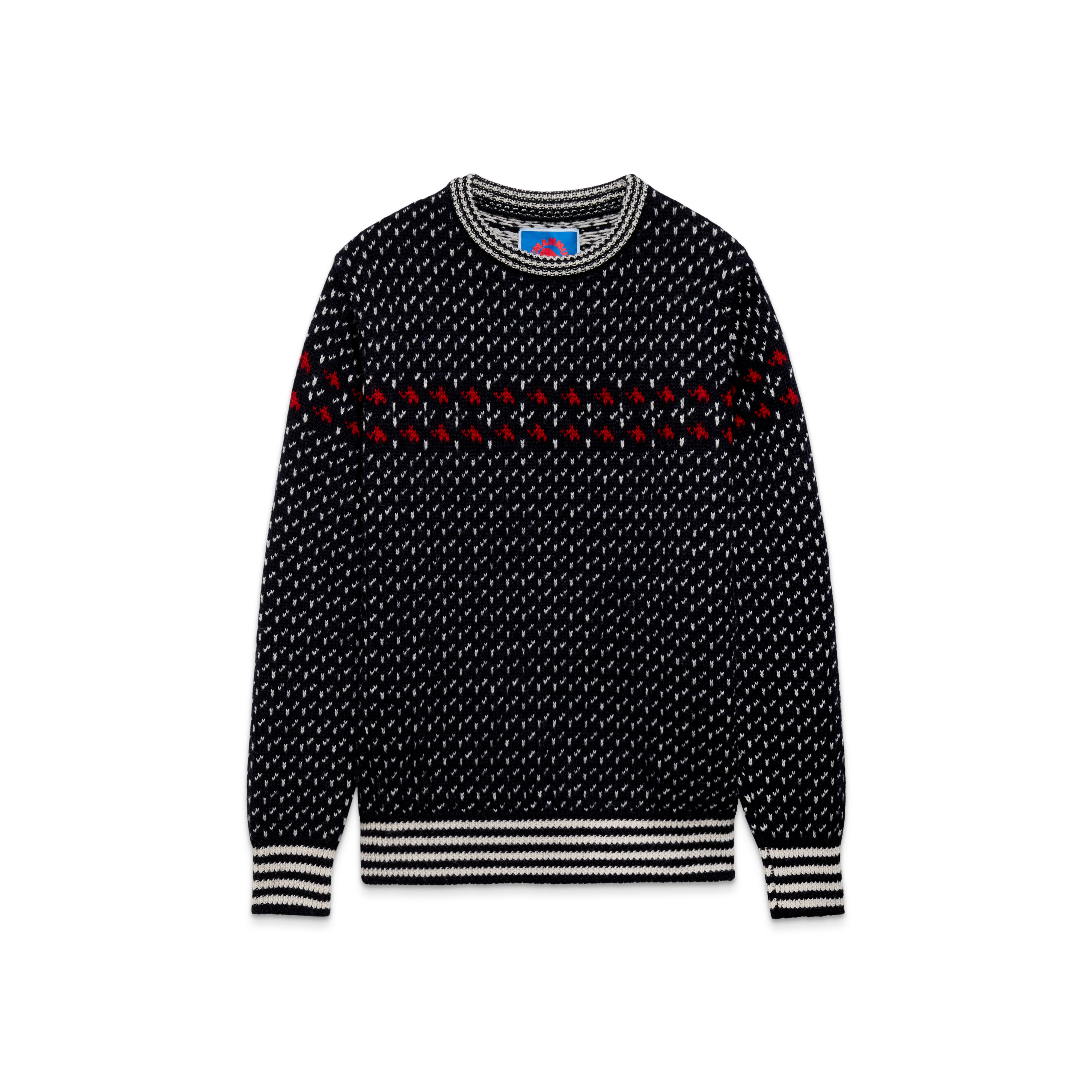 Mammut Mammut x Cabourn Direttissima Wool ML Sweater, black navy - Black navy - Thumbnail