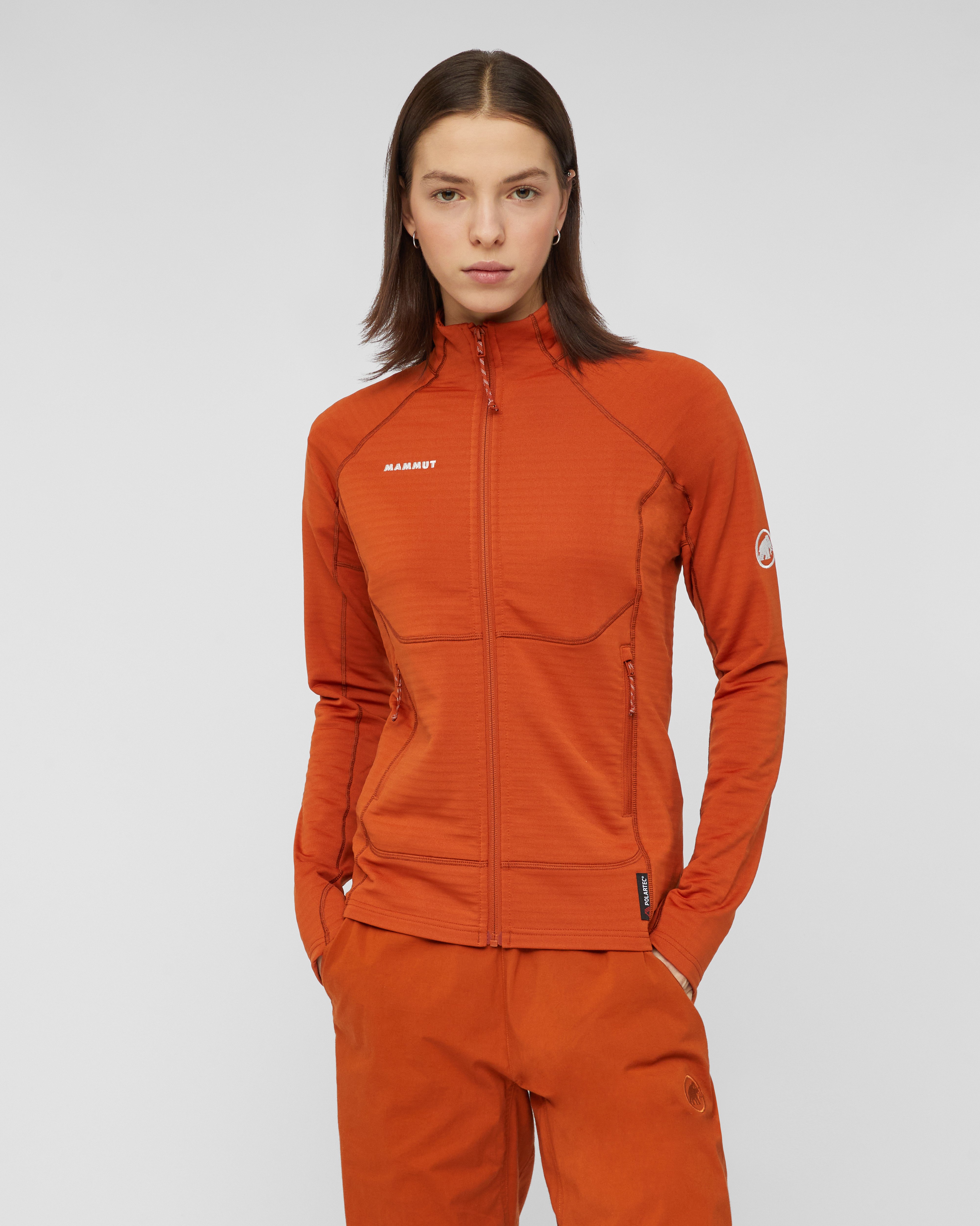 Mammut Taiss ML Jacket Women, autumn larice - Autumn larice - Model front view