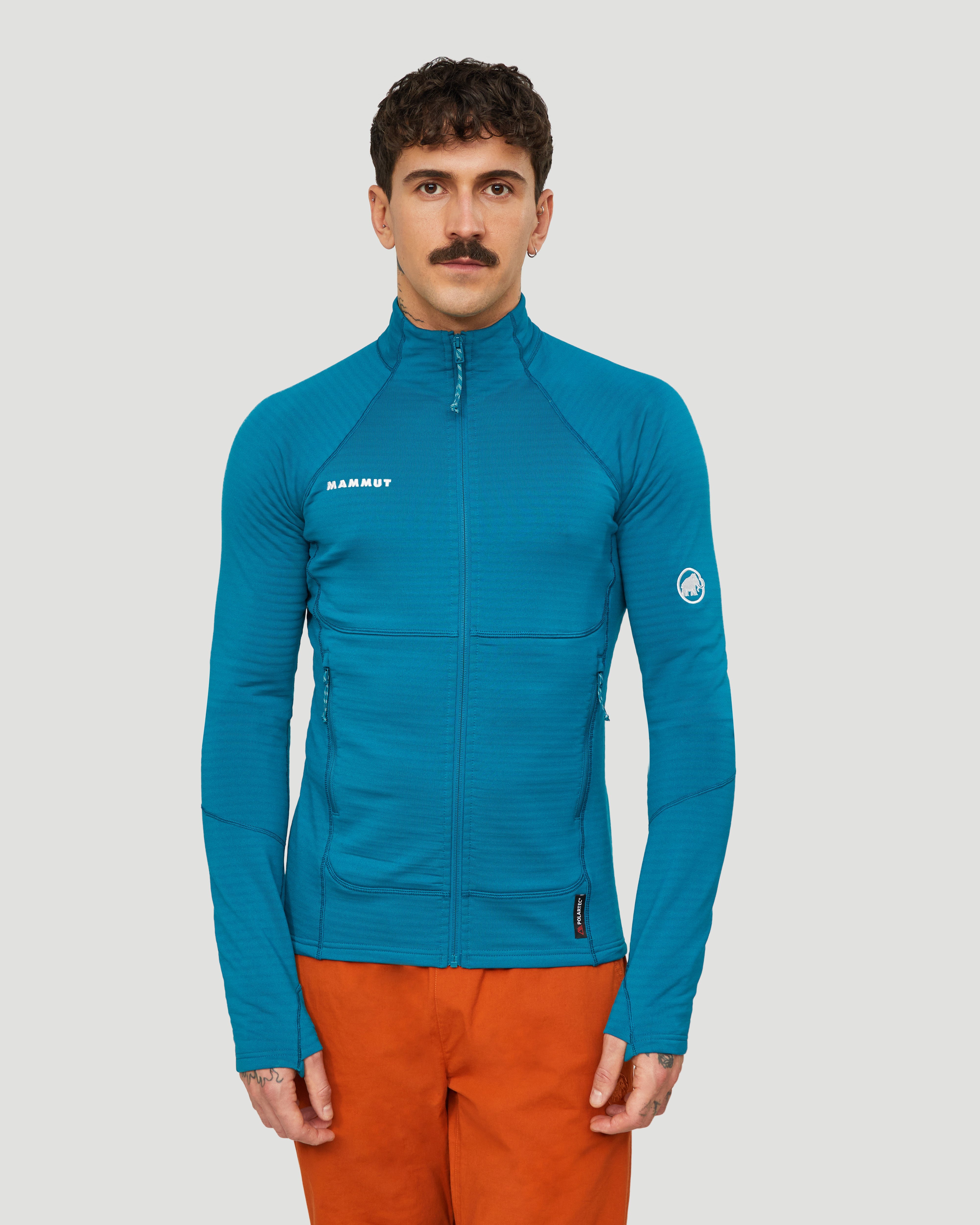 Mammut Taiss ML Jacket Men, deep teal - Deep teal - Model front view