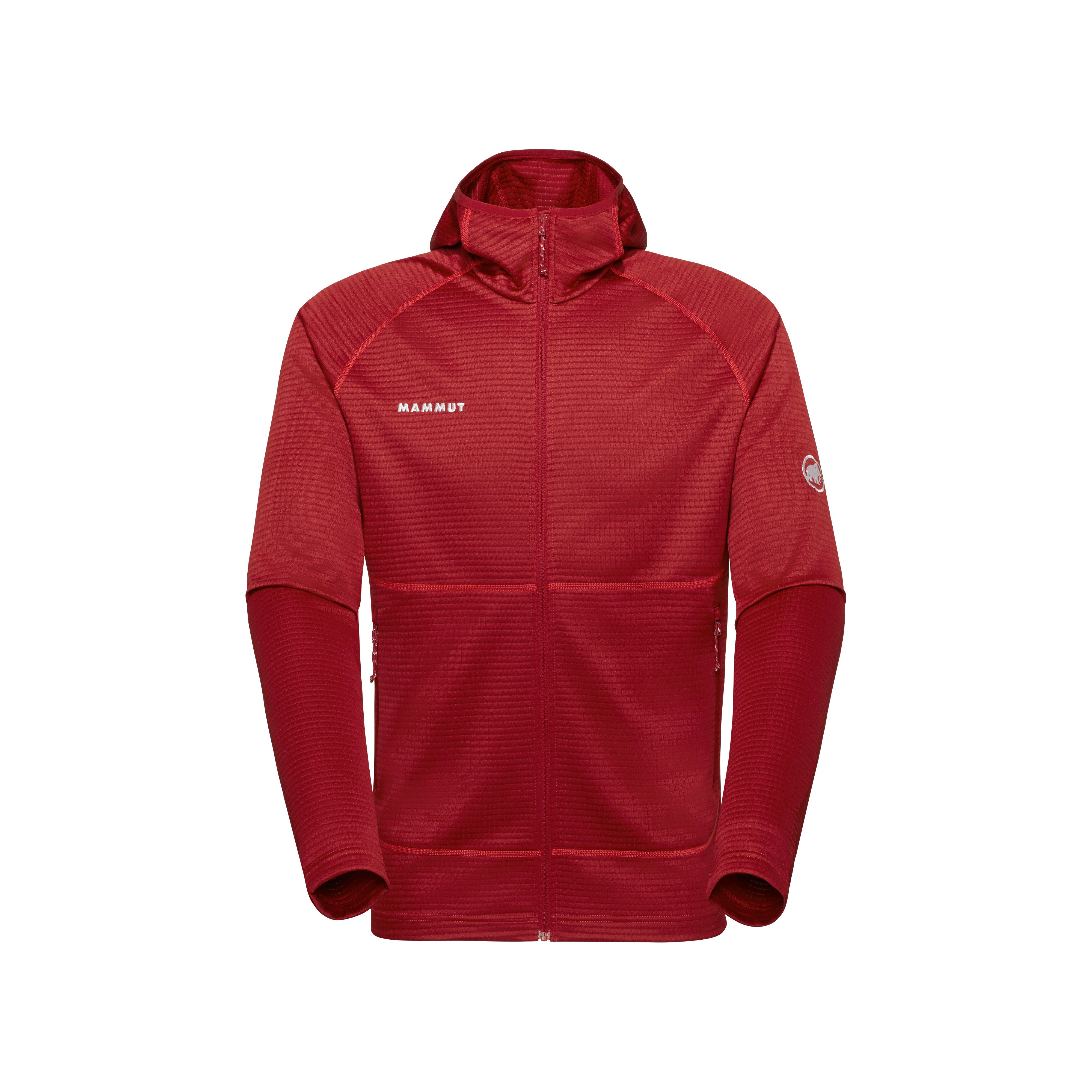 Mammut Crag ML Hooded Jacket Men - Black/Strata/Dark mammut red/19782/Glacier blue/Nebla/Tschiel - Thumbnail