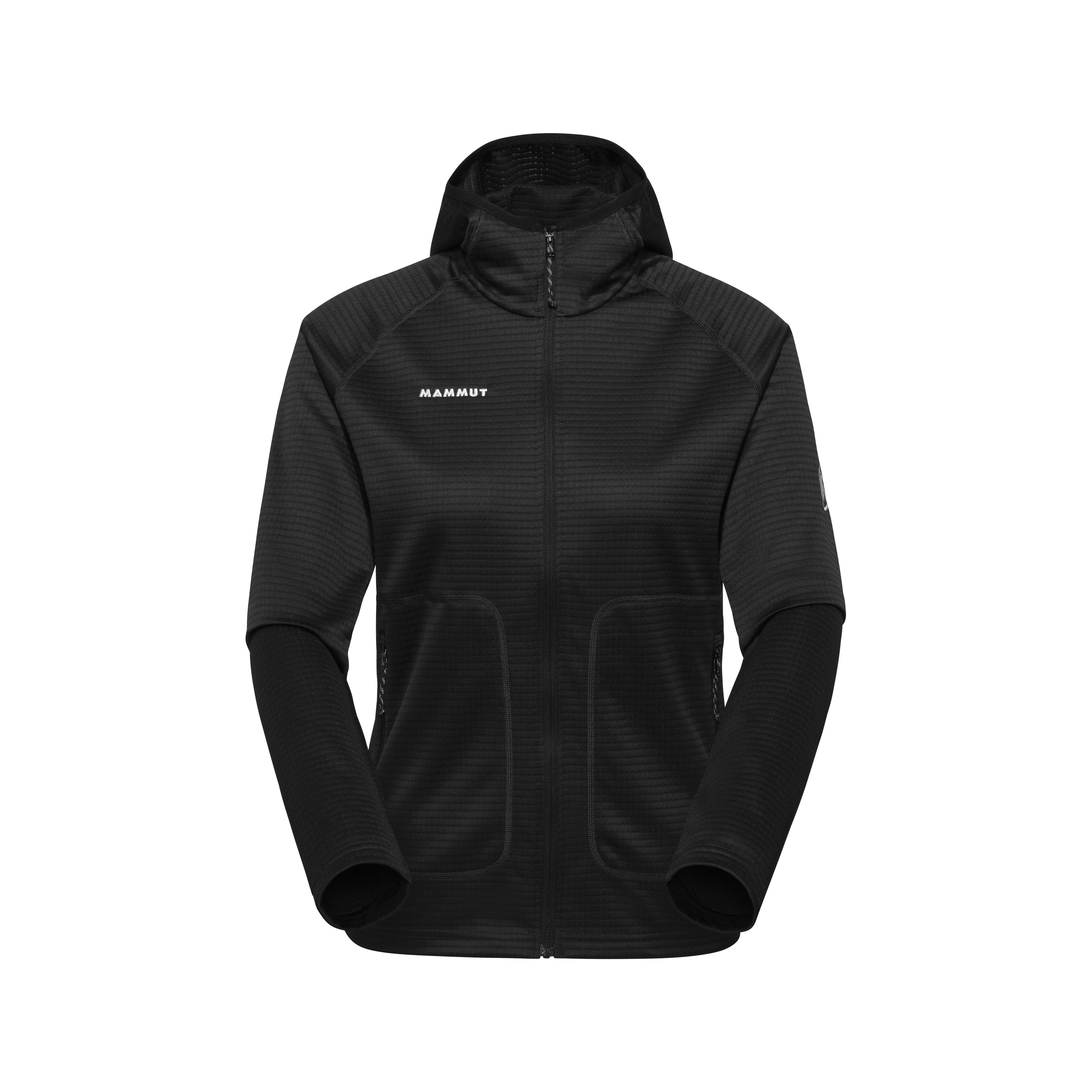 Mammut Crag ML Hooded Jacket Women - Black/Strata/Acacia/Dark mammut red/Alpine calamint/19784/Tschiel - Thumbnail