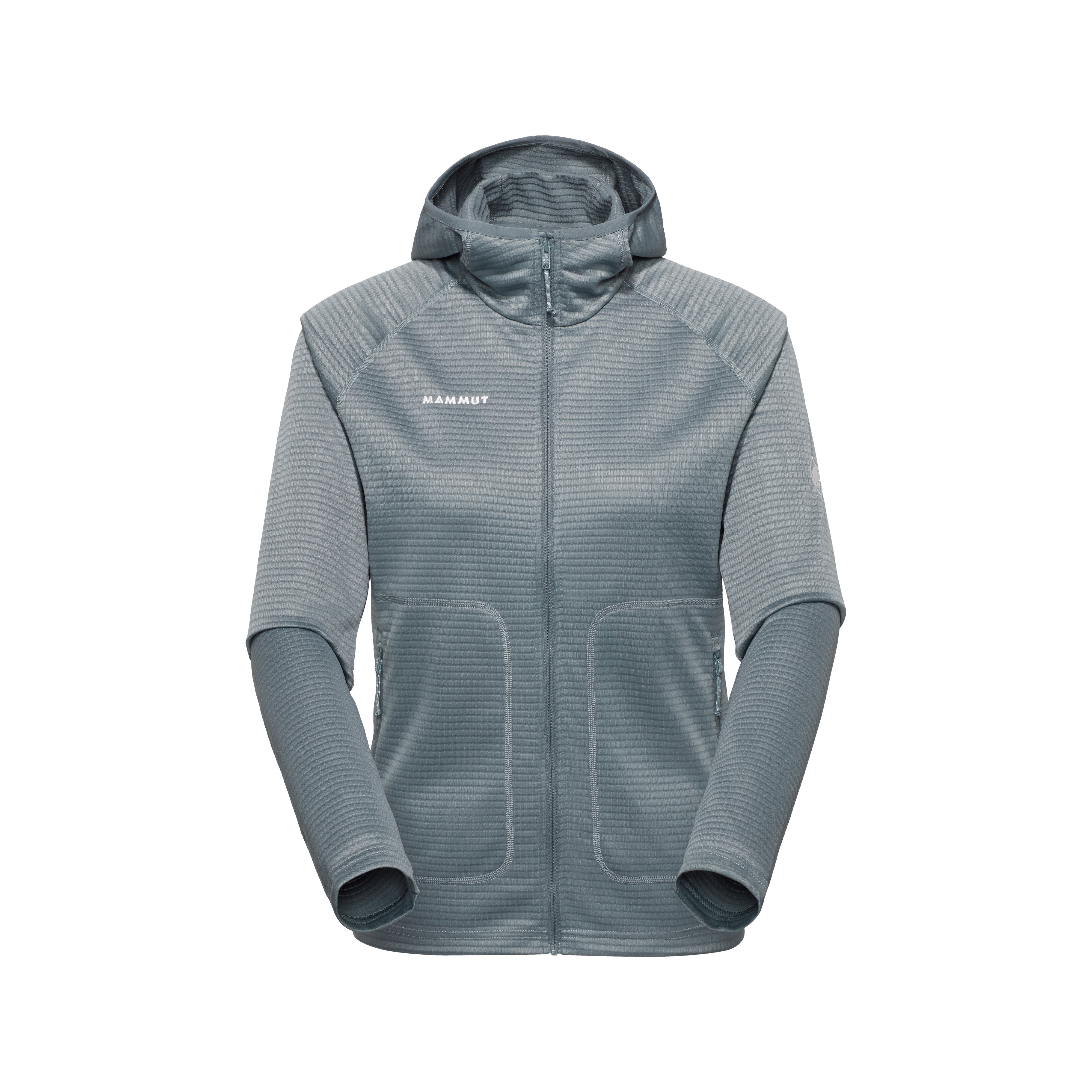 Mammut Crag ML Hooded Jacket Women - Black/Strata/Acacia/Dark mammut red/Alpine calamint/19784/Tschiel - Thumbnail