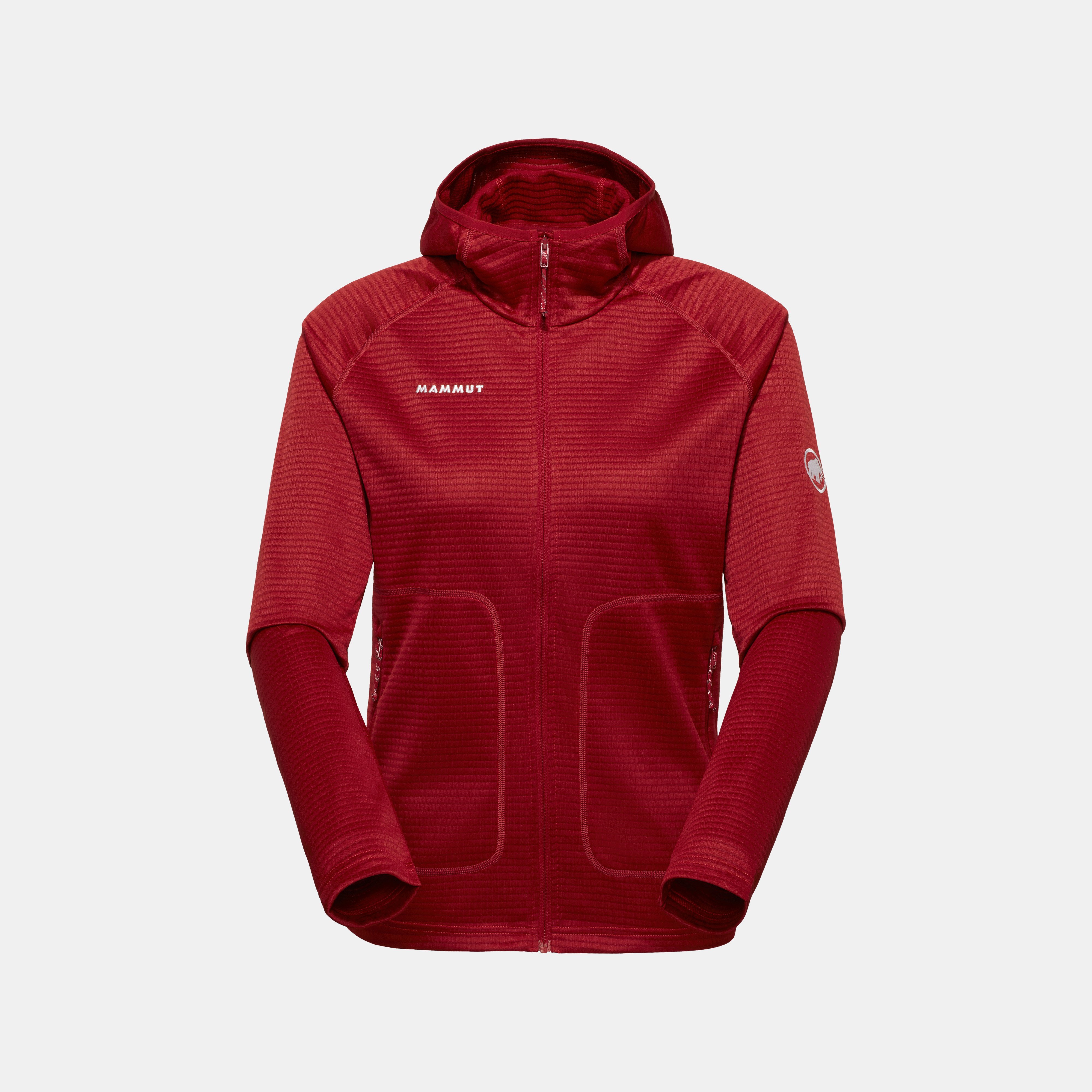 Mammut Crag ML Hooded Jacket Women, dark mammut red - Dark mammut red