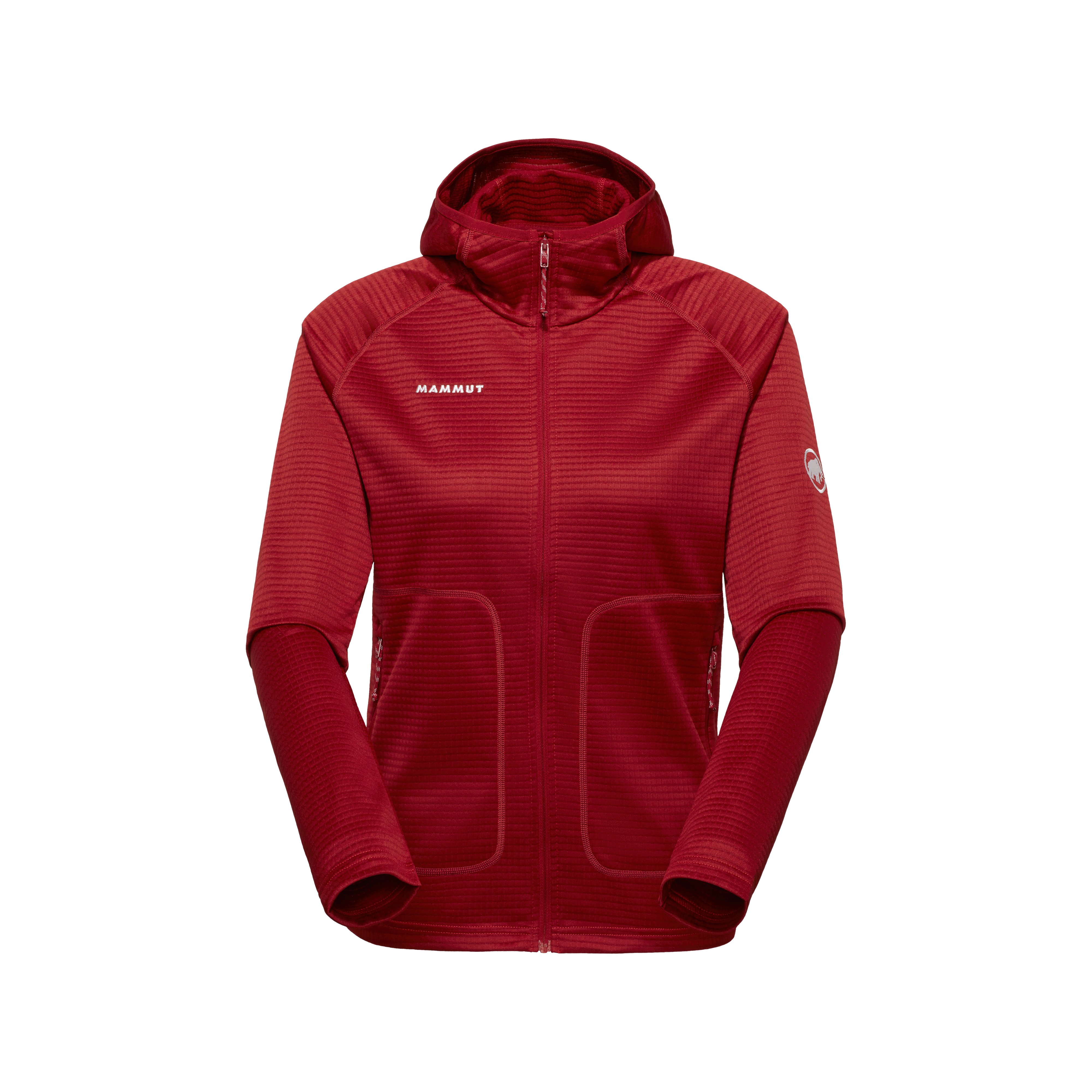 Mammut Crag ML Hooded Jacket Women, dark mammut red - Dark mammut red - Thumbnail