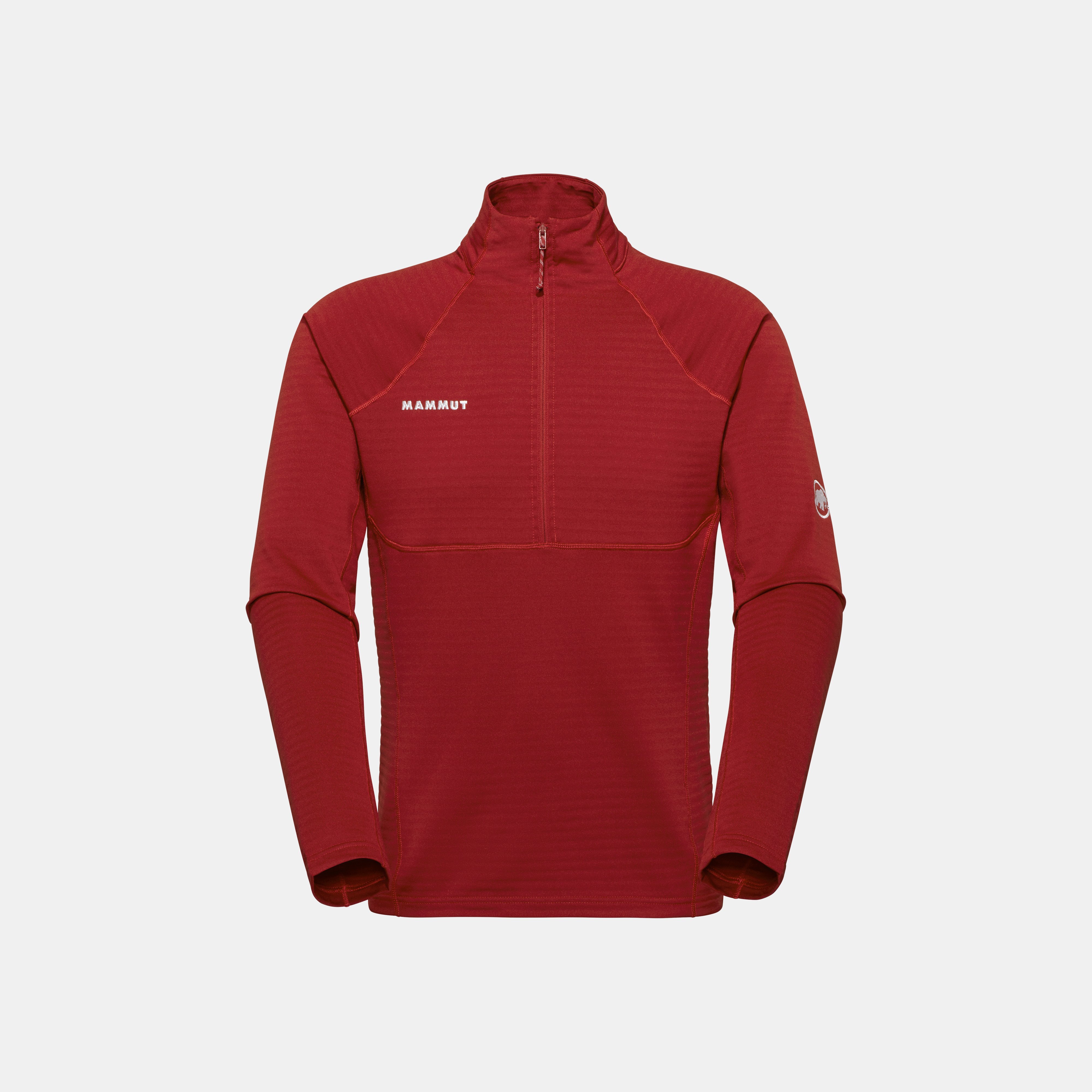 Mammut Taiss ML Half Zip Pull Men, dark mammut red - Dark mammut red