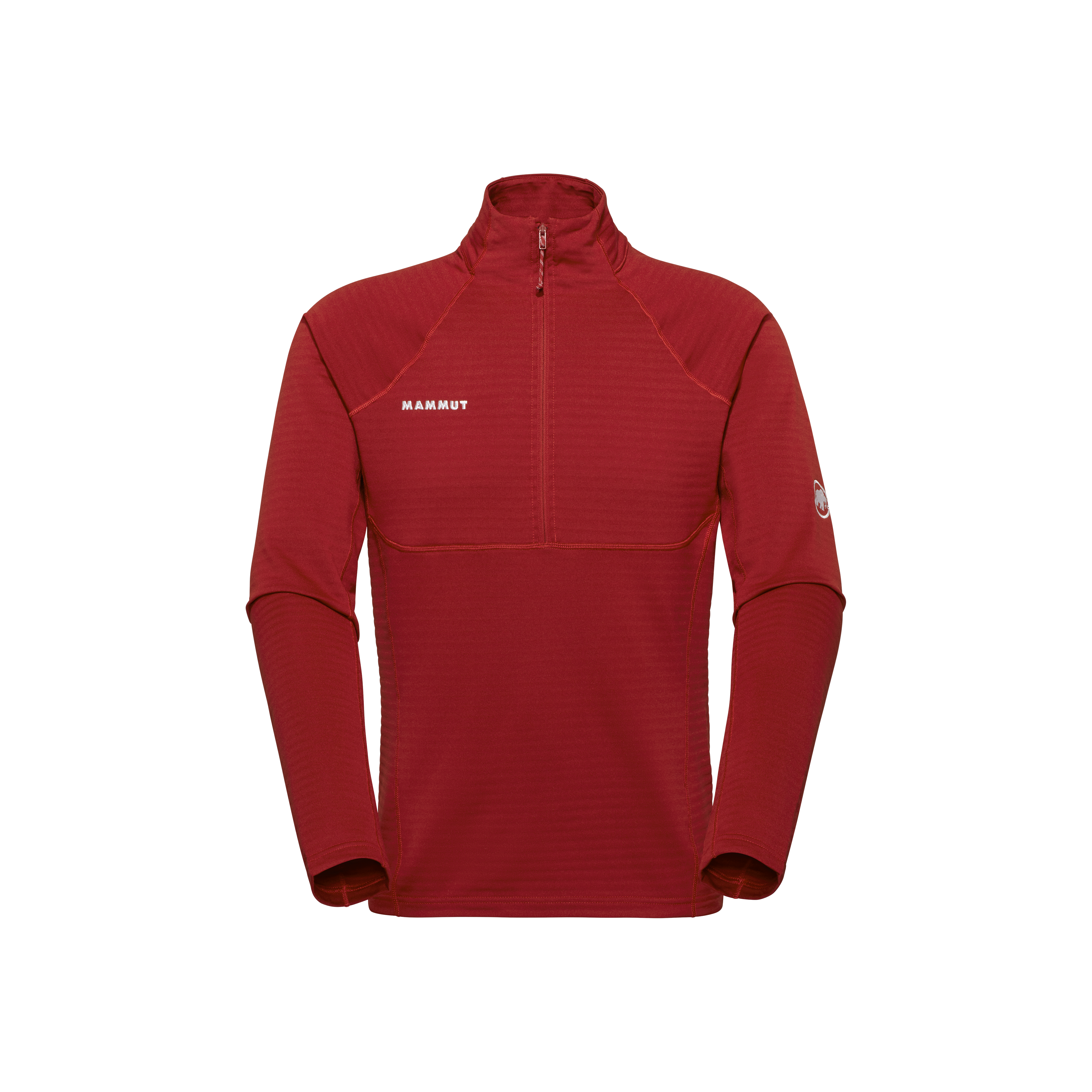 Mammut Taiss ML Half Zip Pull Men, dark mammut red - Dark mammut red - Thumbnail