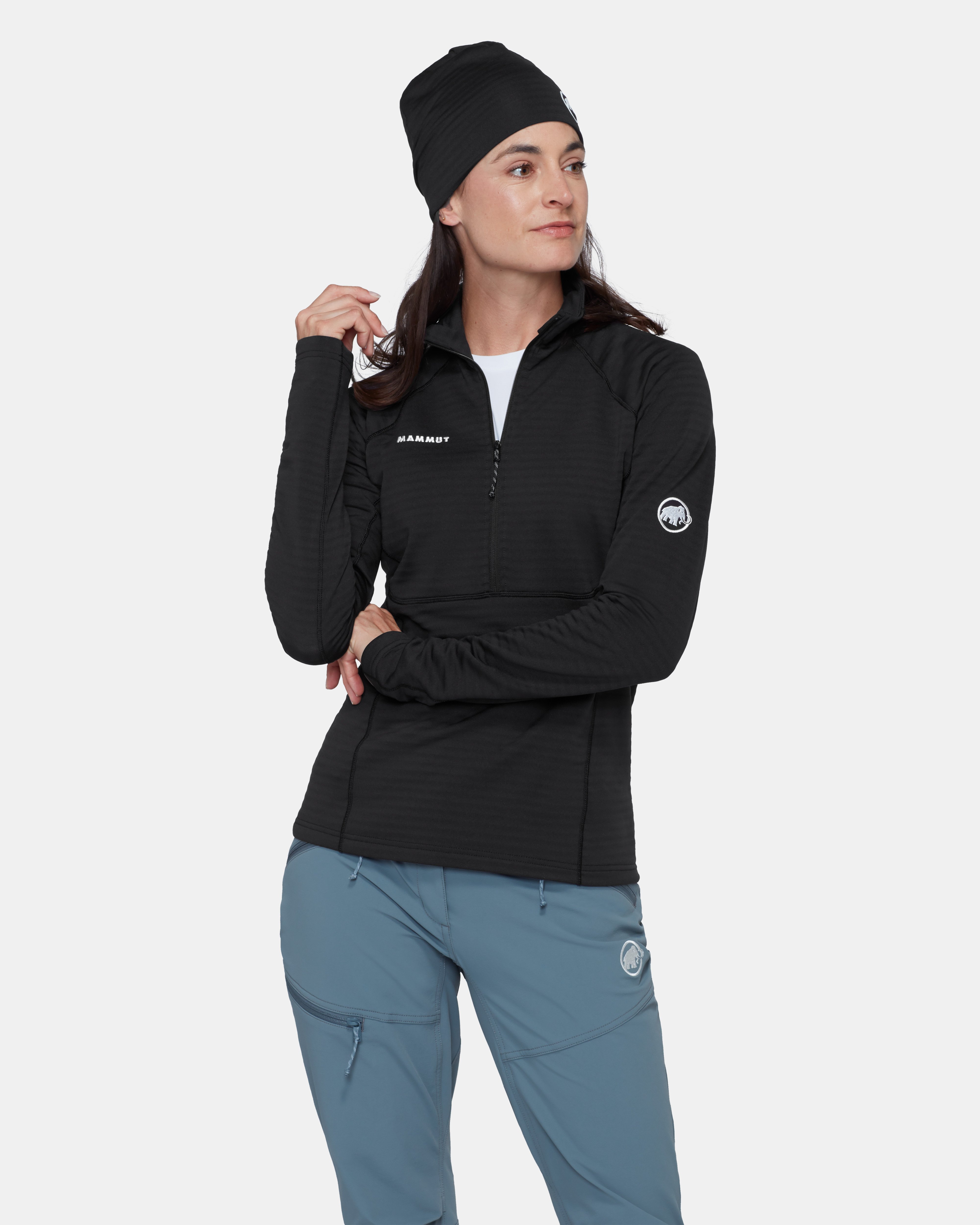 Mammut Taiss ML Half Zip Pull Women, black - Black