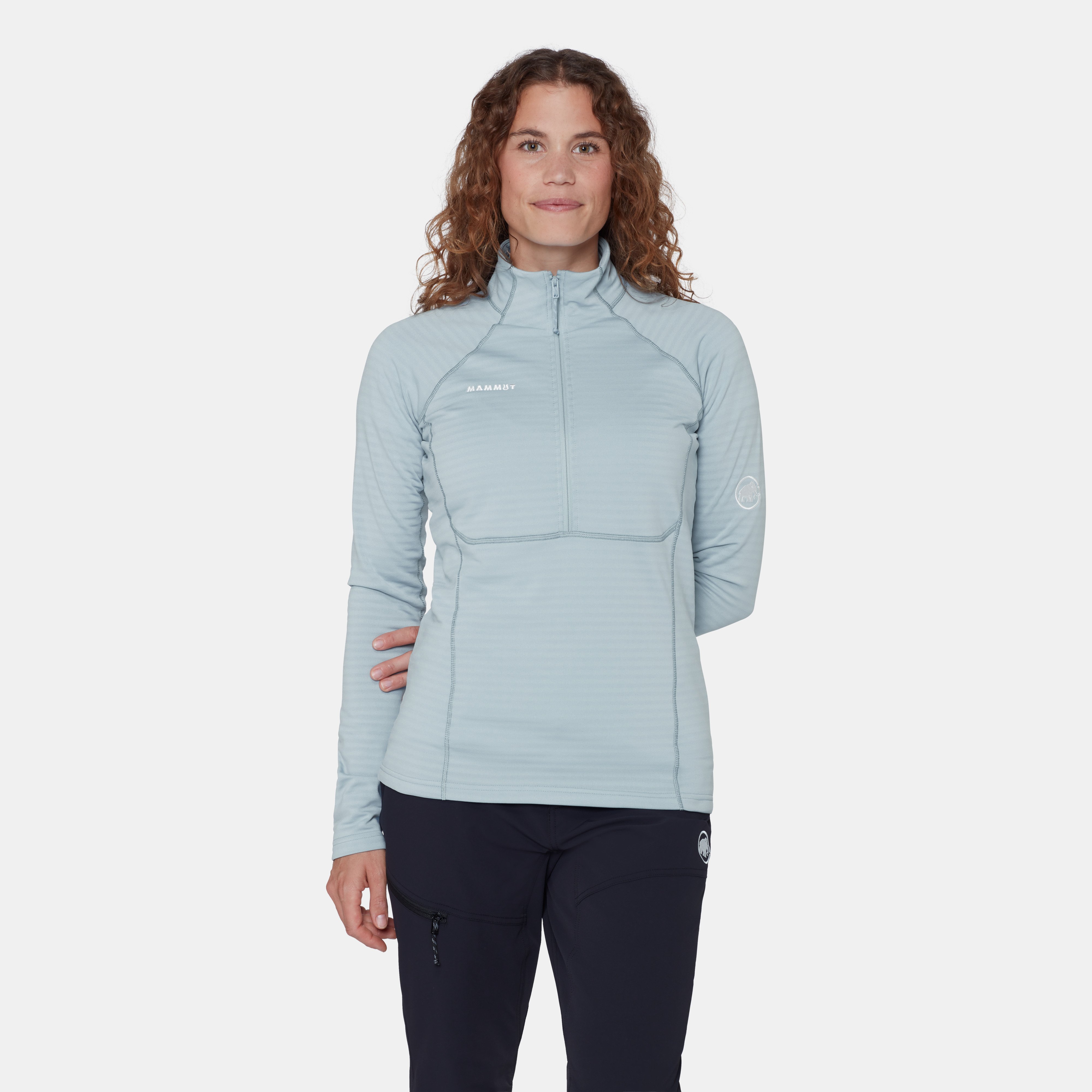 Mammut Taiss ML Half Zip Pull Women, nebla - Nebla