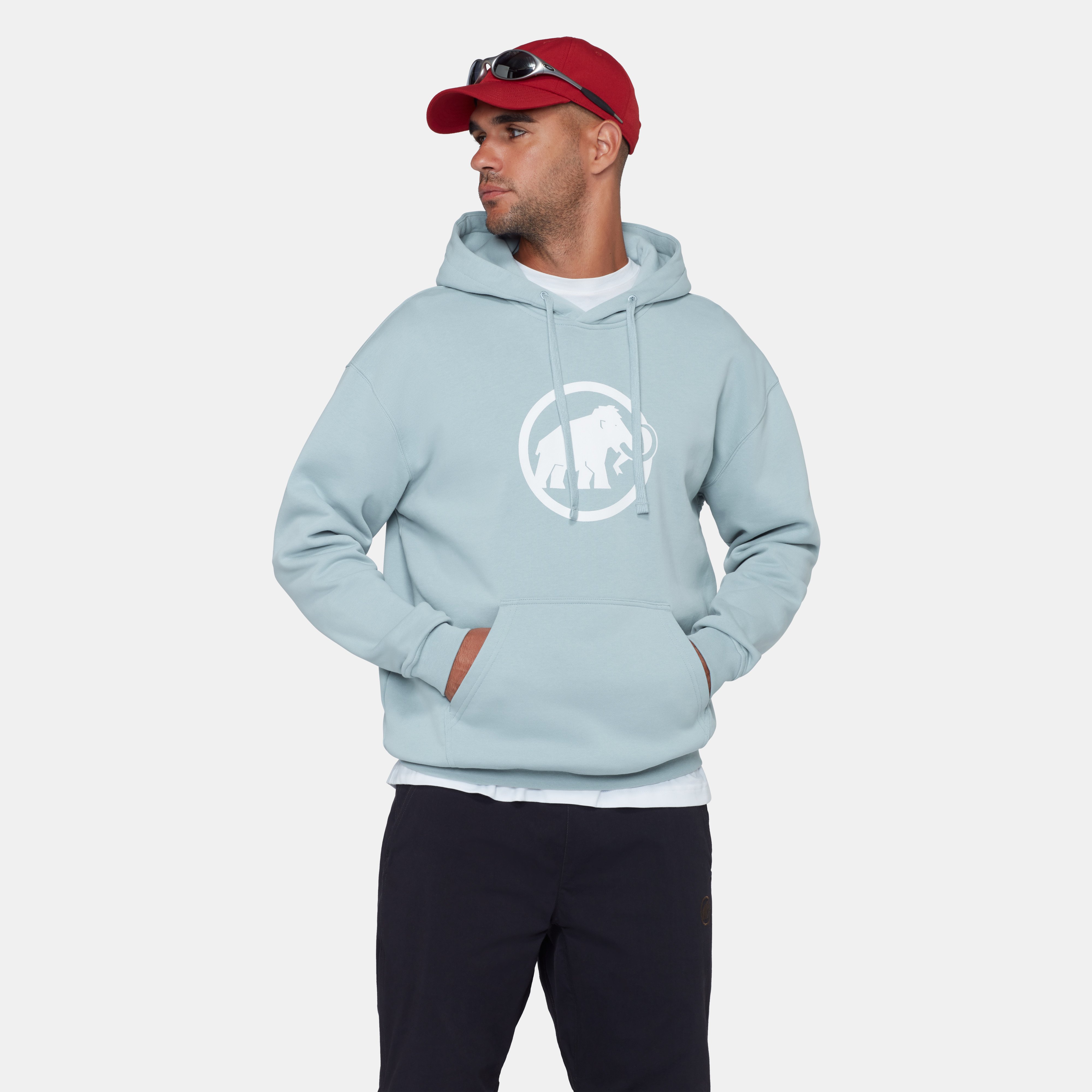 Mammut Mammut Base ML Hoody Men Classic, nebla - Nebla