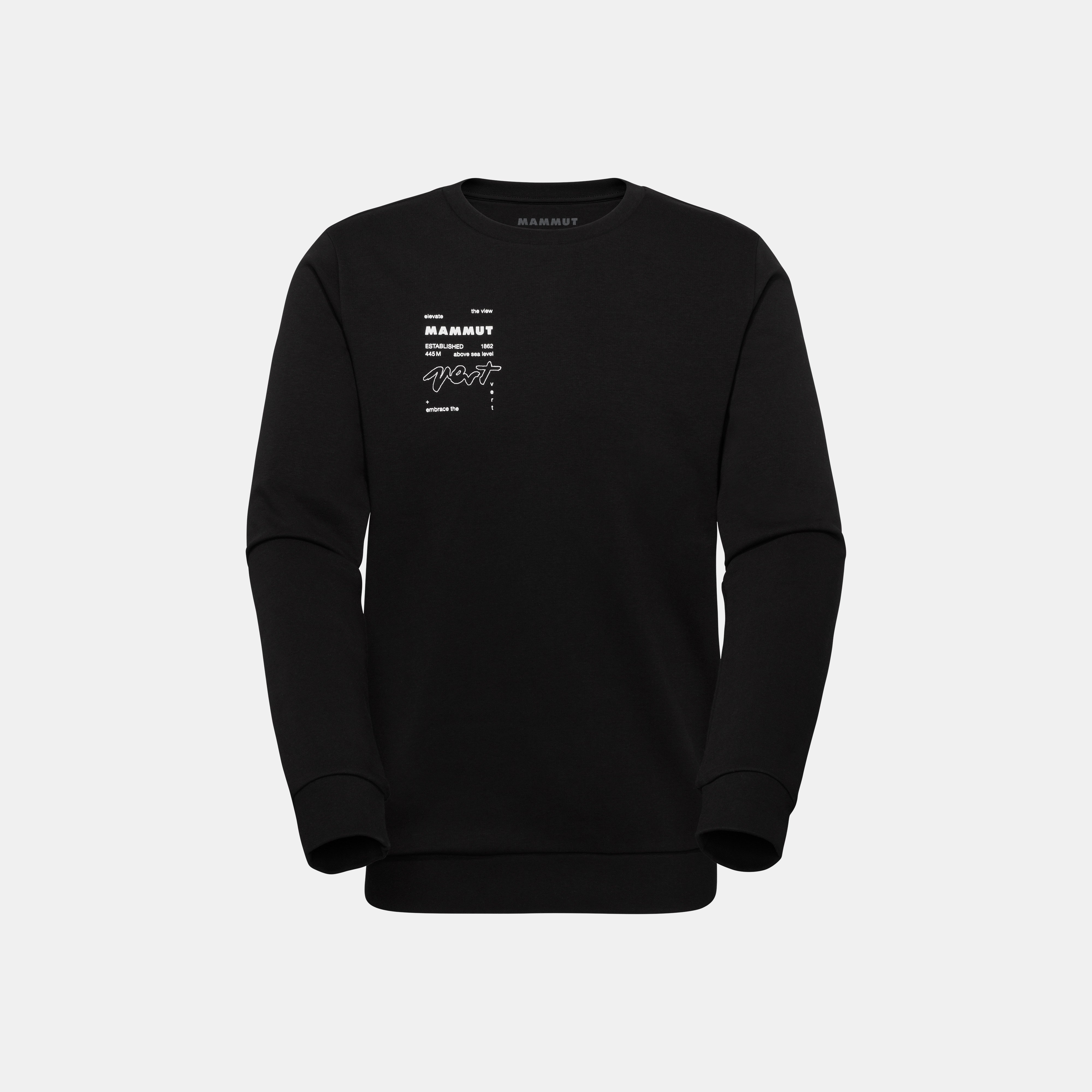 Mammut Mammut Core ML Crew Neck Men Vert, black - Black