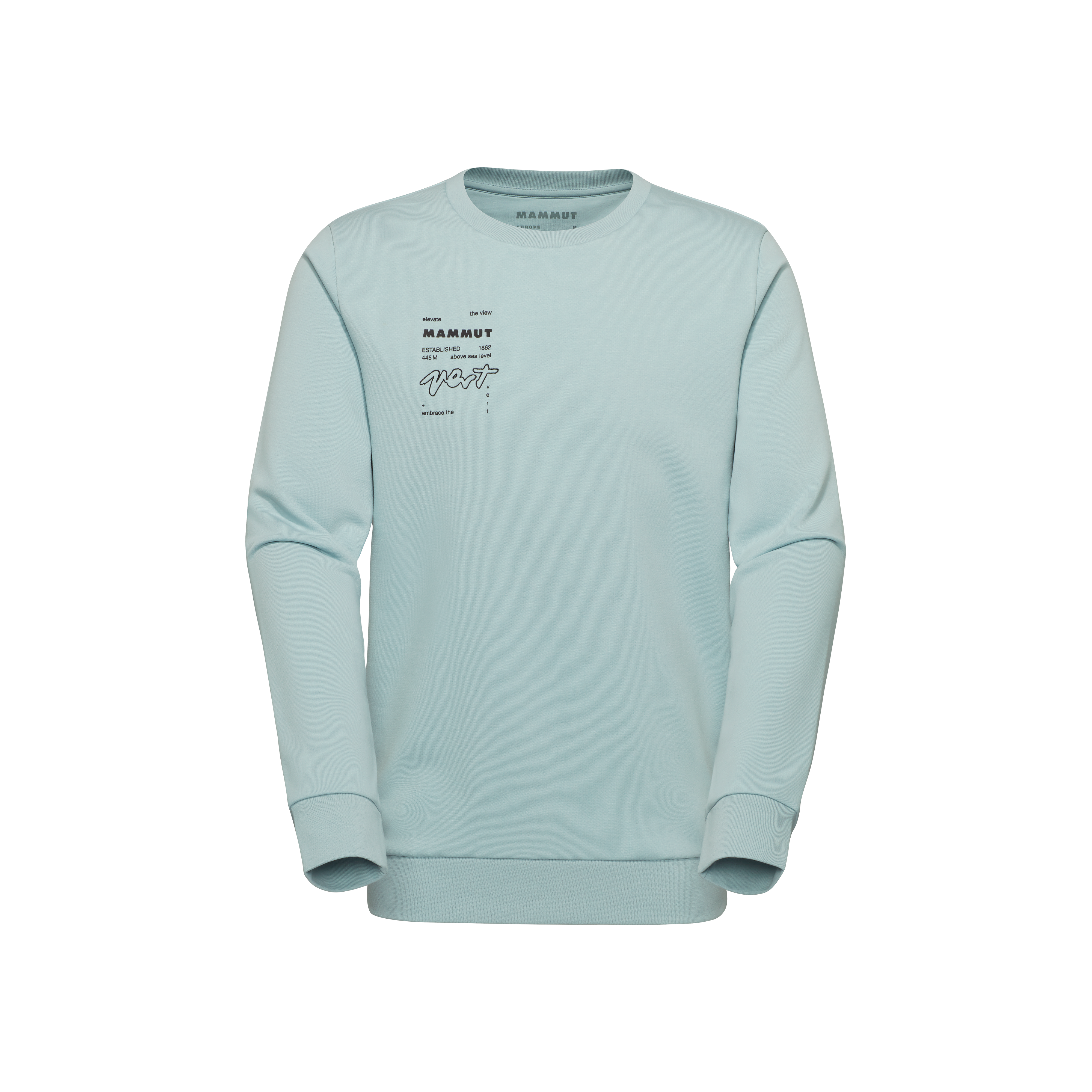 Mammut Mammut Core ML Crew Neck Men Vert, nebla - Nebla - Thumbnail