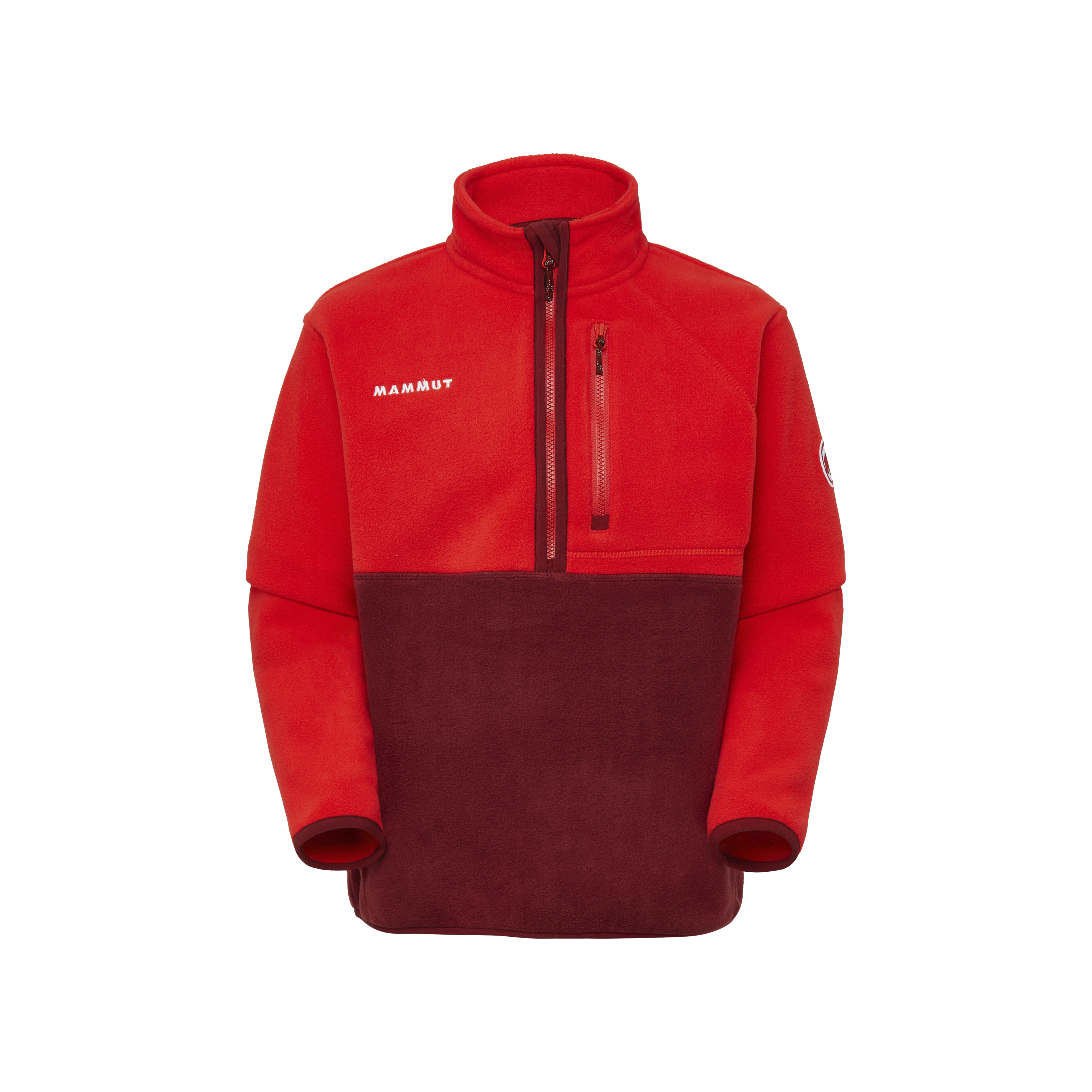 Mammut Waymarker ML Half-Zip Pull Kids, mammut red-dark mammut red - Mammut red-dark mammut red - Thumbnail