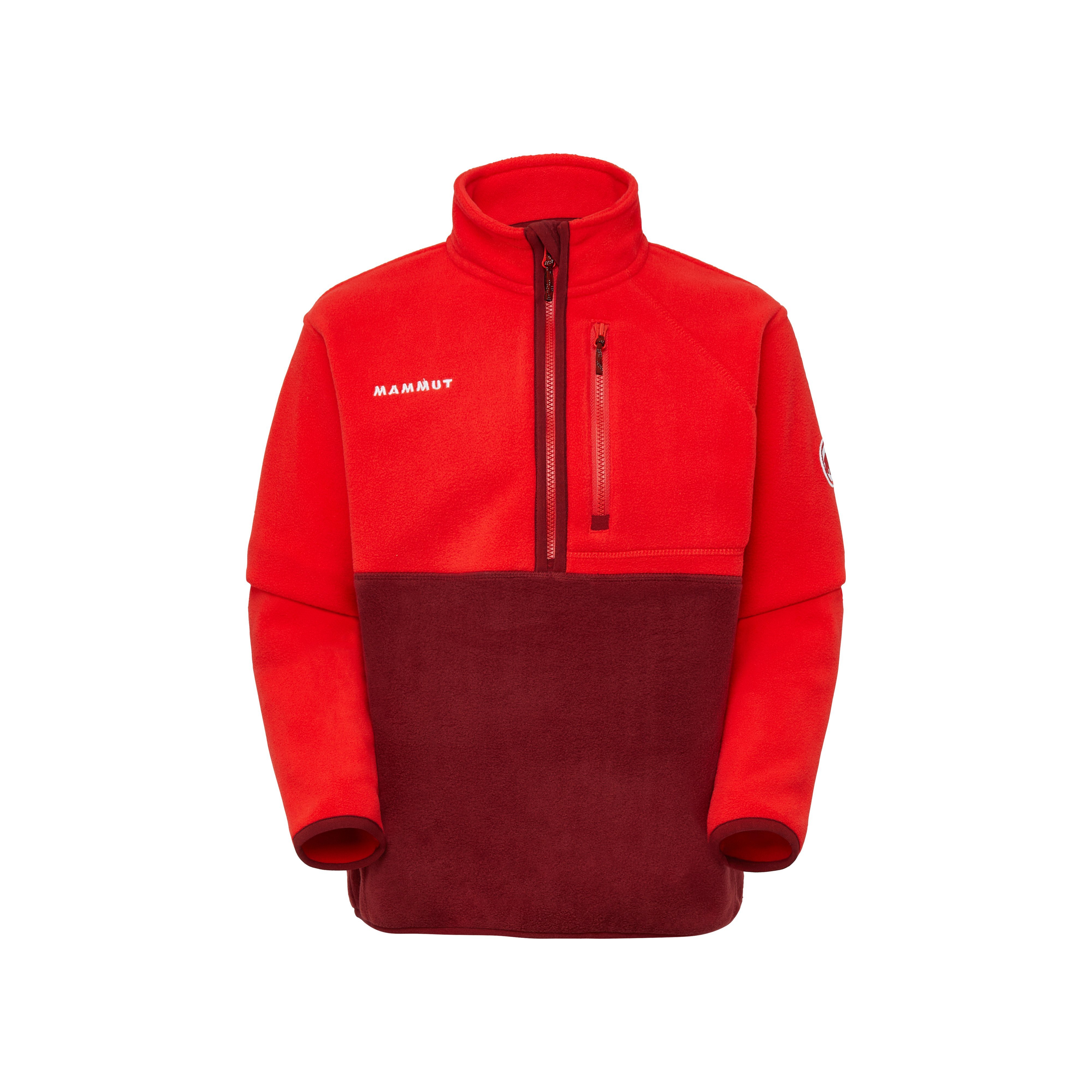 Mammut Waymarker ML Half-Zip Pull Kids - Holunder-acacia/Mammut red-dark mammut red/Lavandin-aster/Paloja-dark mammut red/Willow-marsh/Nebla-tschiel - Thumbnail