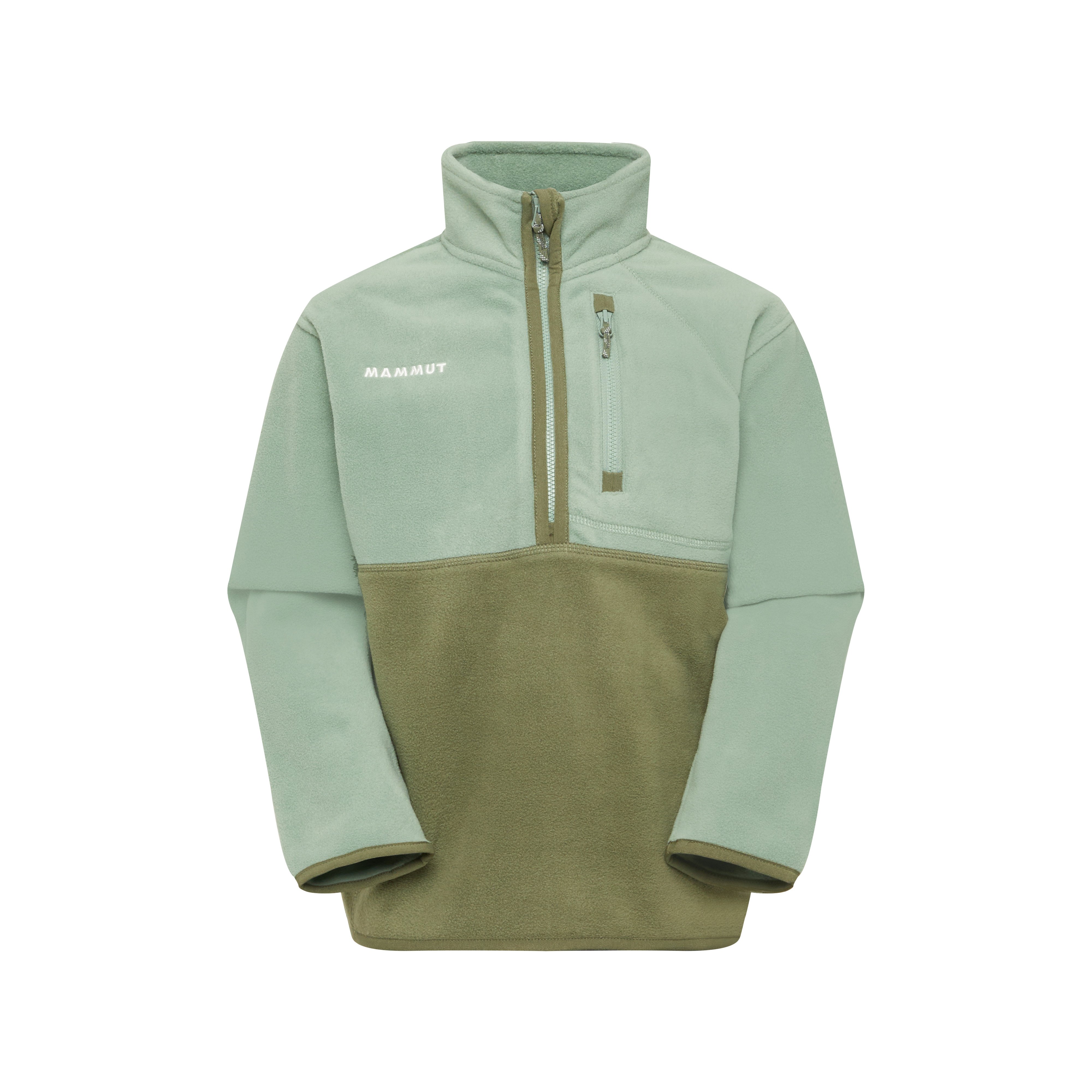 Mammut Waymarker ML Half-Zip Pull Kids - Holunder-acacia/Mammut red-dark mammut red/Lavandin-aster/Paloja-dark mammut red/Willow-marsh/Nebla-tschiel - Thumbnail